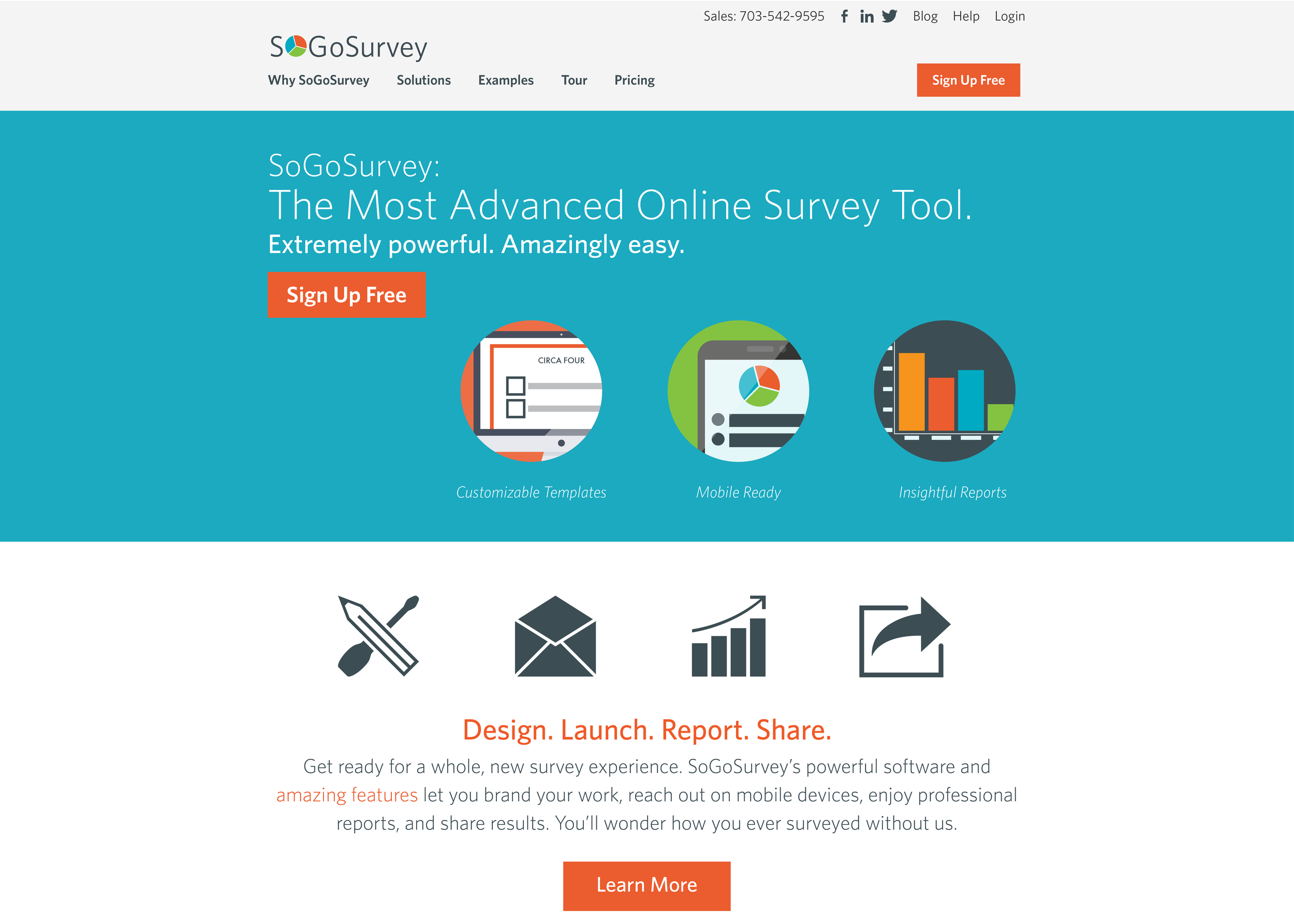 Homepage concept