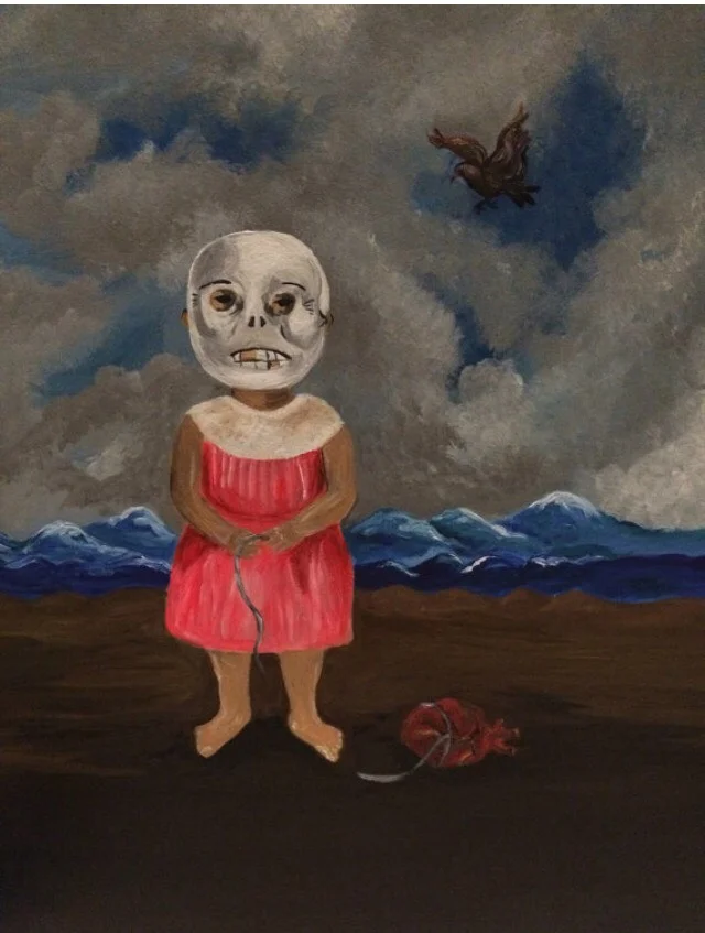 Girl with an Anatomical Heart