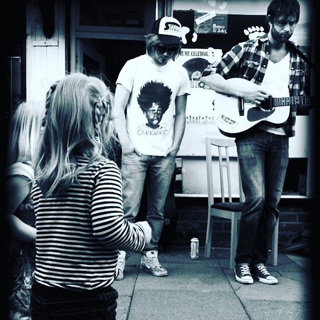 Record Store Day set outside Polar Bear in our beloved Kings Heath a few years ago. #livemusic #recordstoreday