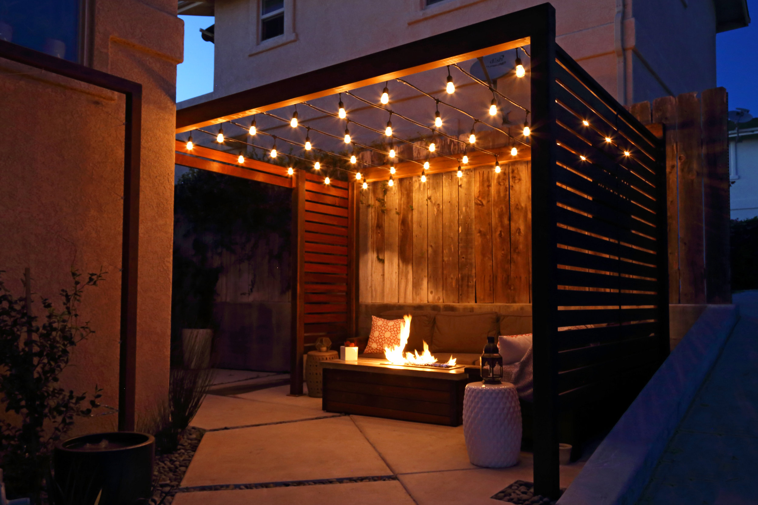 San Luis Obispo Landscape Design and Construction Fireside Lounge