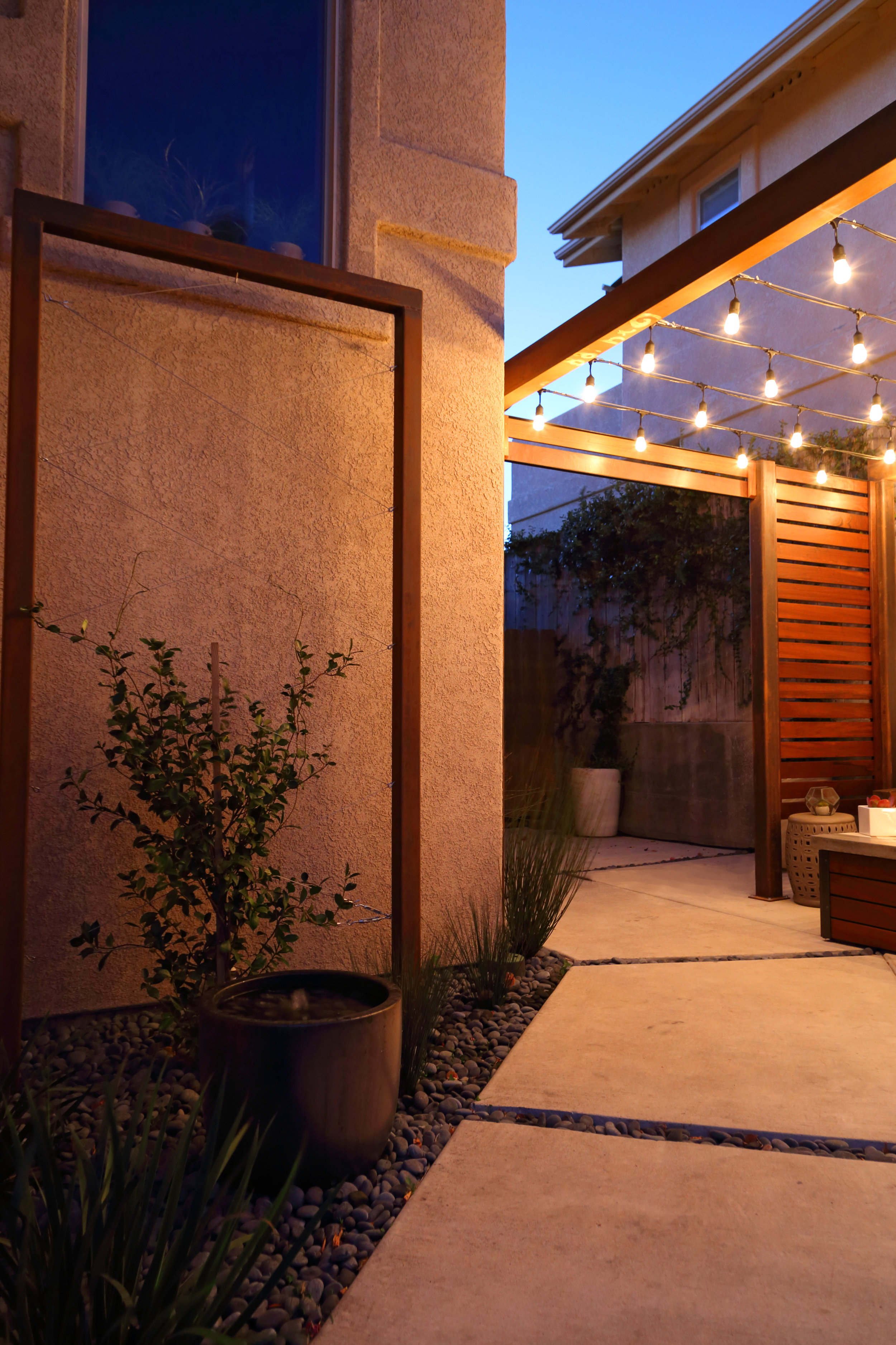 San Luis Obispo Landscape Design and Construction Fireside Lounge