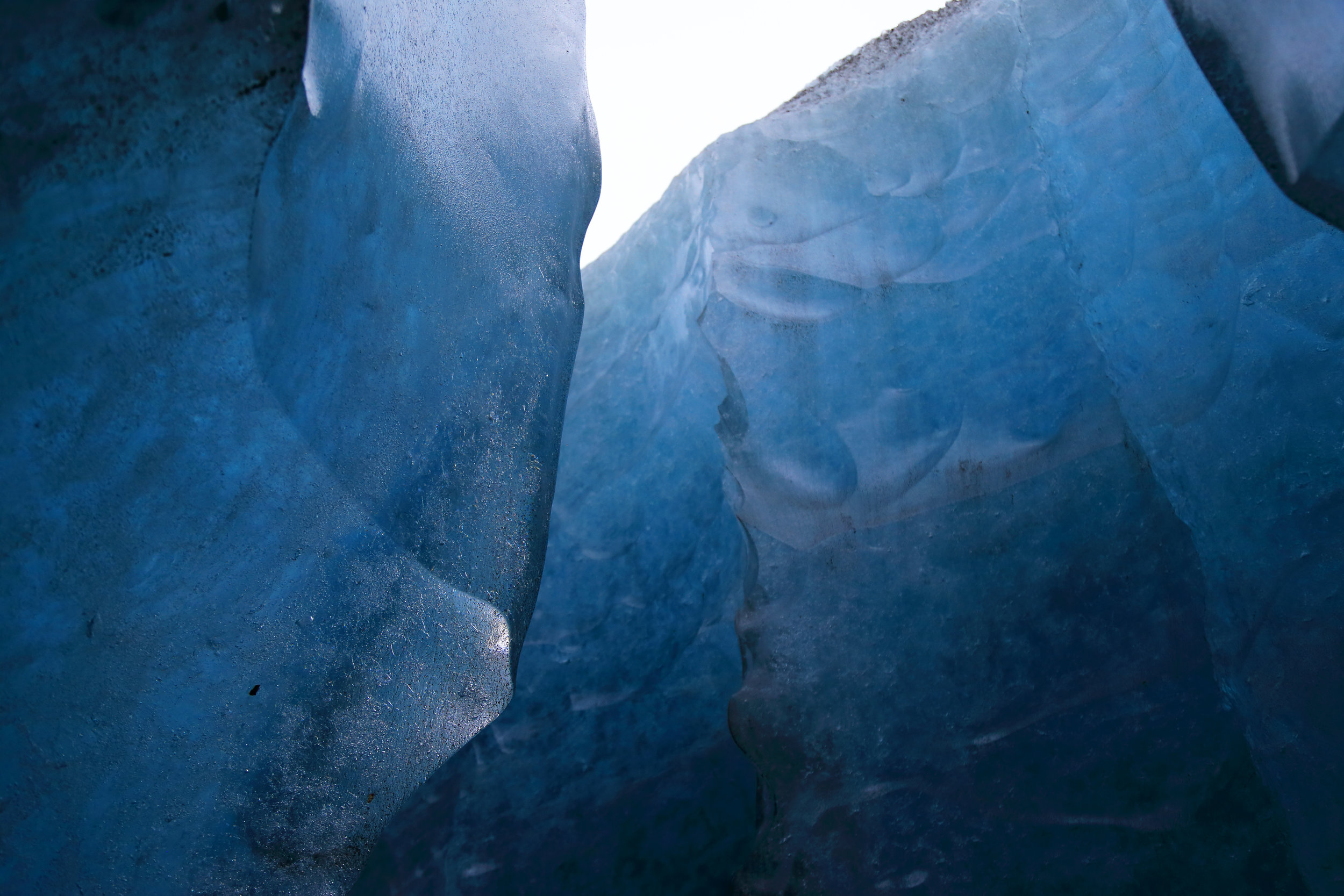 Inside the Blue Diamond Ice Cave