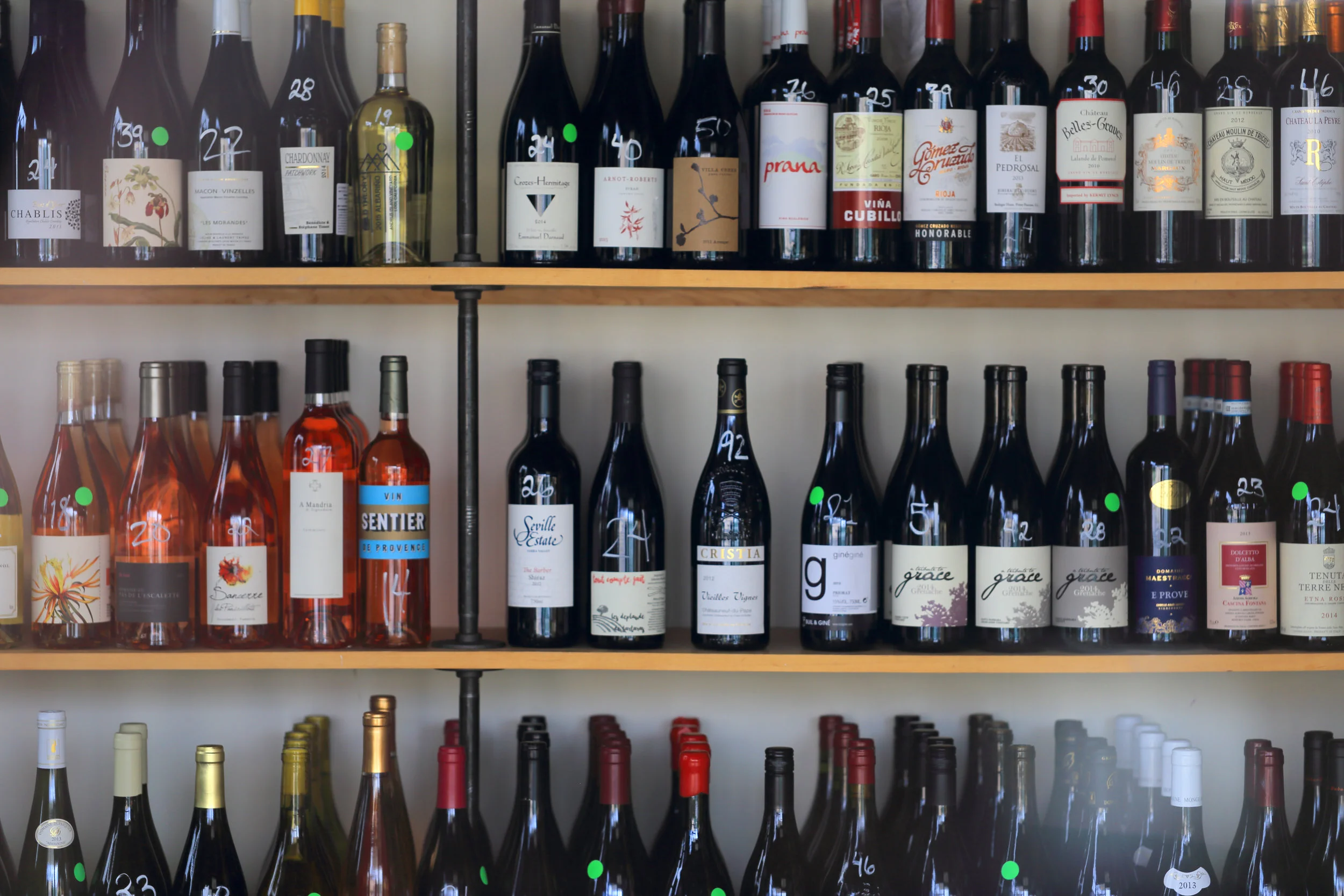 Worldly wine selection