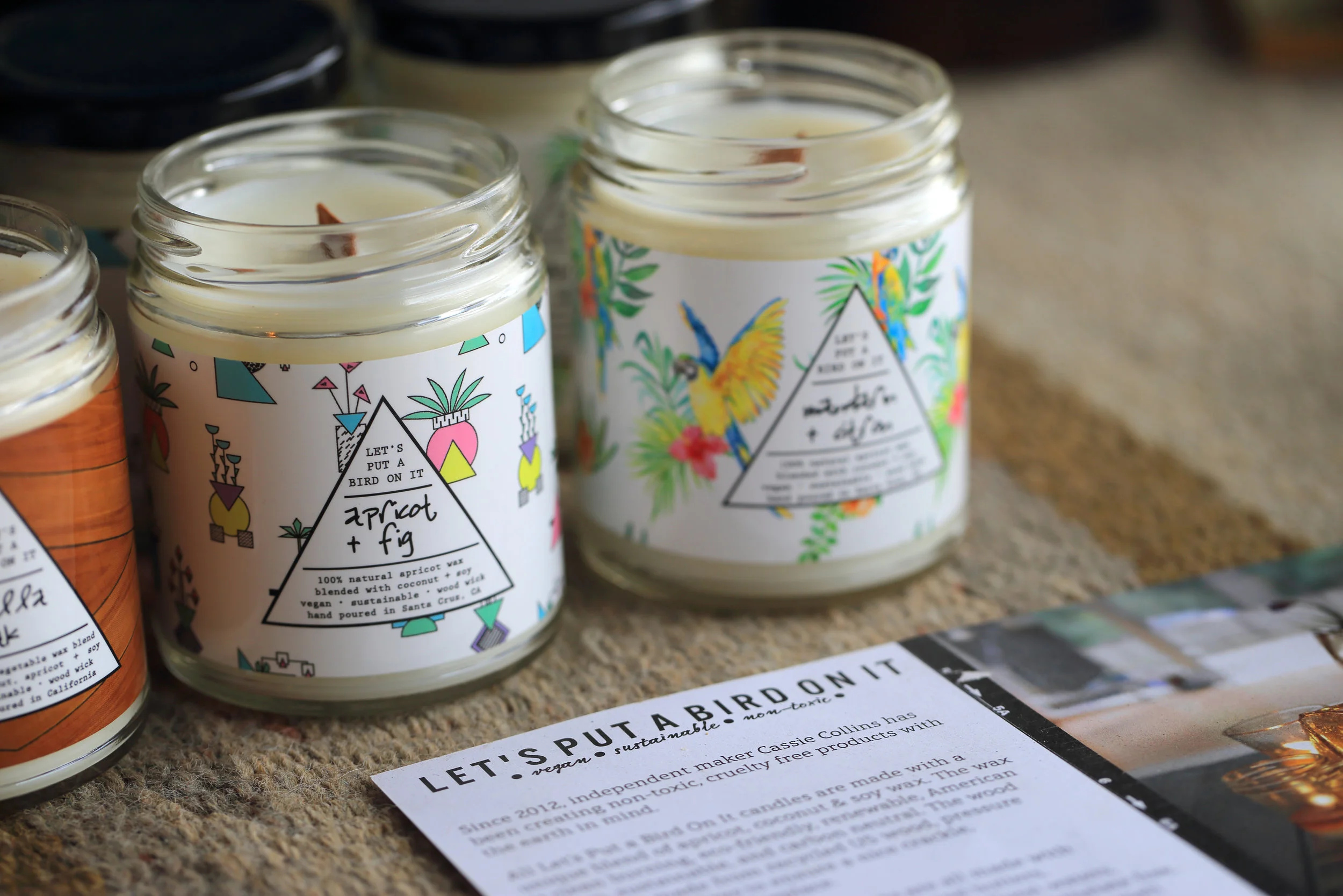 California-made candles