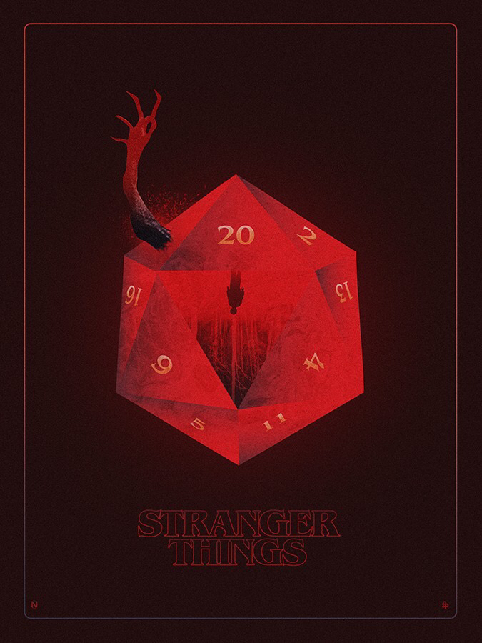 Matt Needle turns his eye on a small but important prop – the D20 die used in the gang's game of Dungeons and Dragons – and then gives it a bit of a sinister twist.