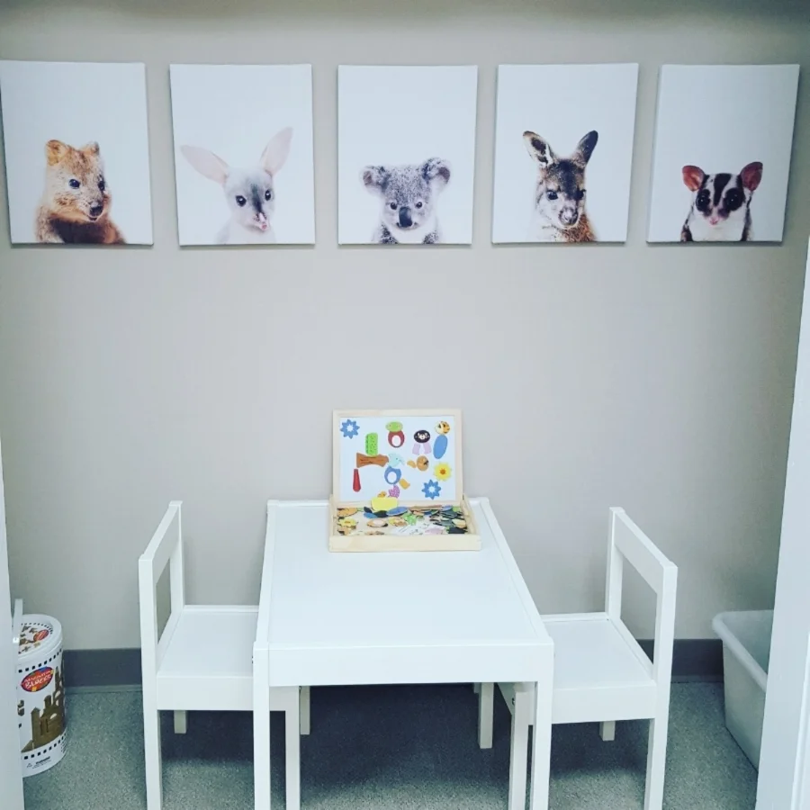 Our cute kiddo corner.