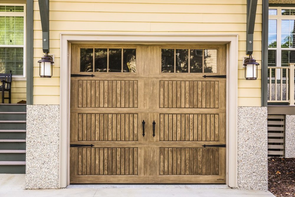 Impression Fiberglass Overhead Door, Fiberglass Garage Doors Wood Look