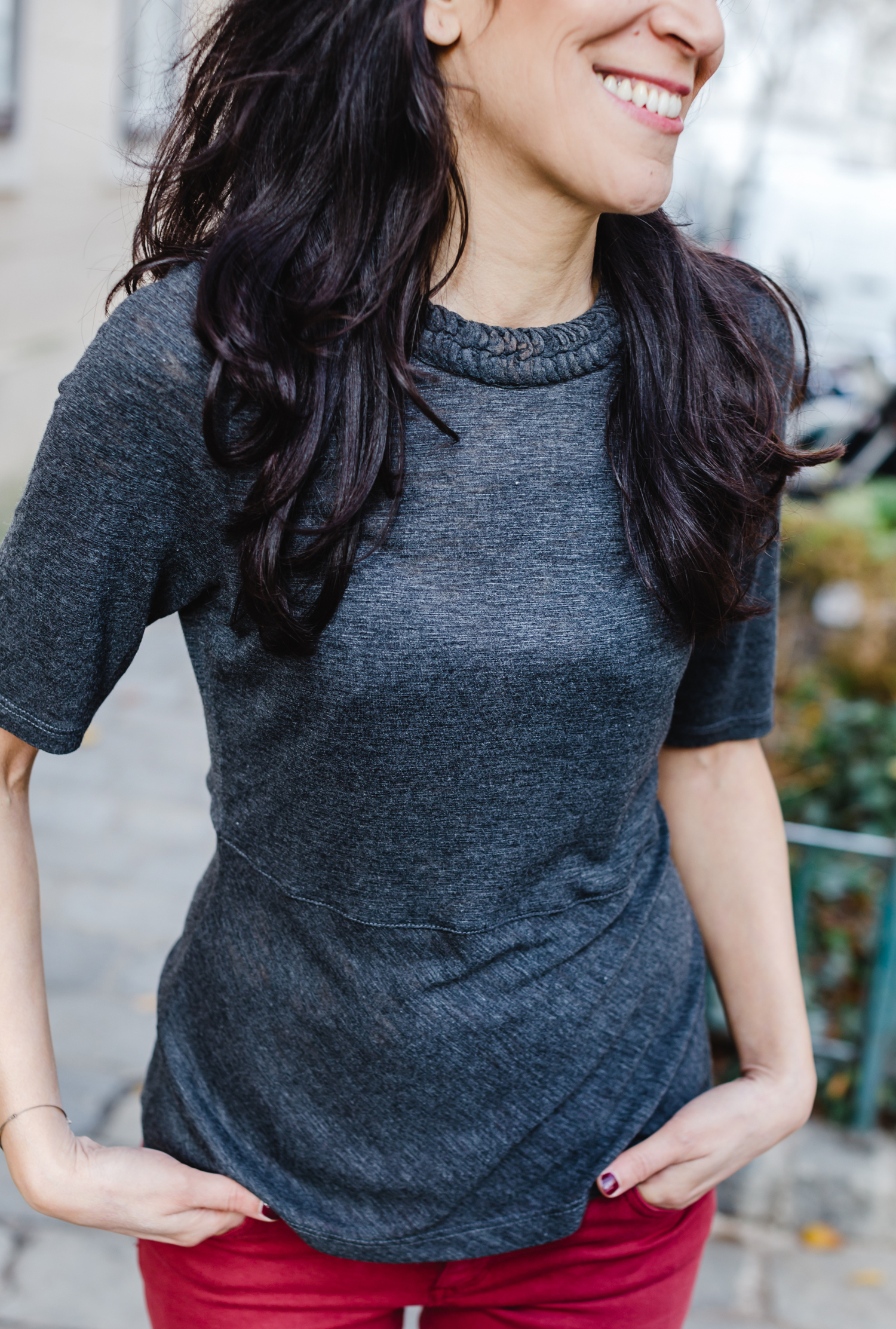 Shirt VON FTC // grau MELIERT IN DER BOUTIQUE 8. AUF ANFRAGE ERHÄLTLICH