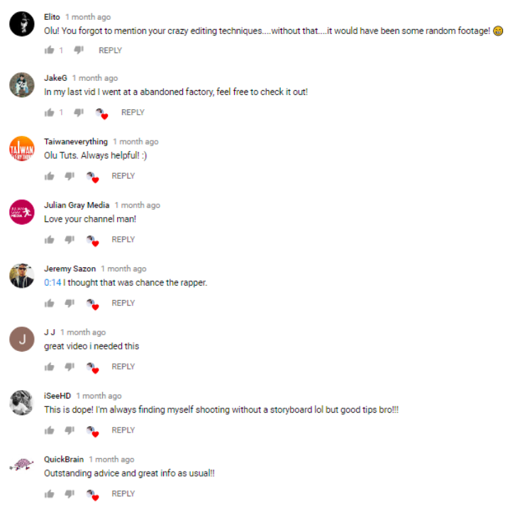 Olufemii Tutorials YouTube comments