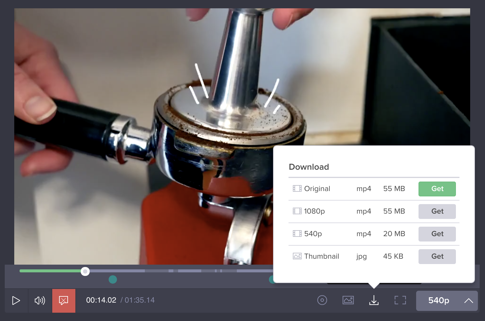 wipster-export-impressions-options