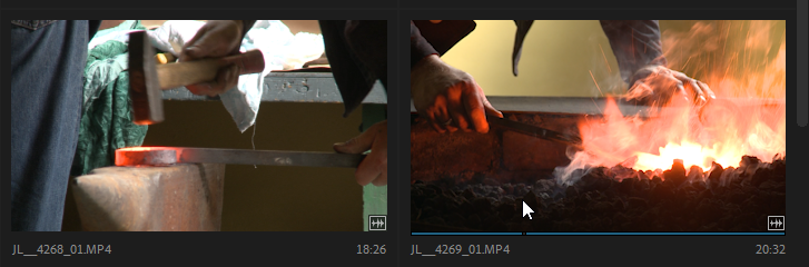 Hover to scrub through your clip
