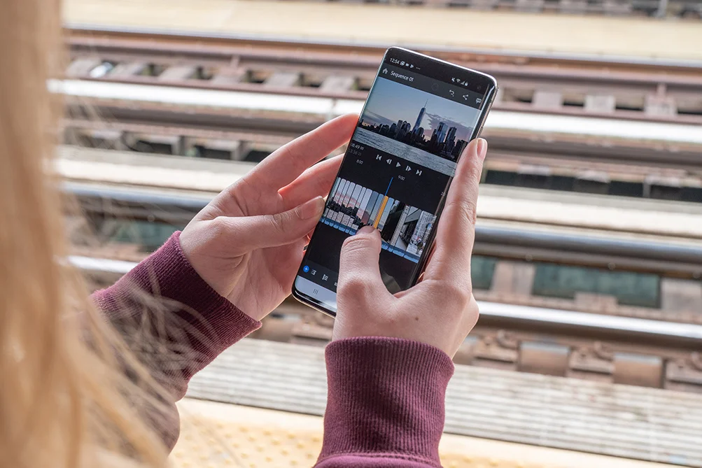Move clips in your timeline with your fingertips.
