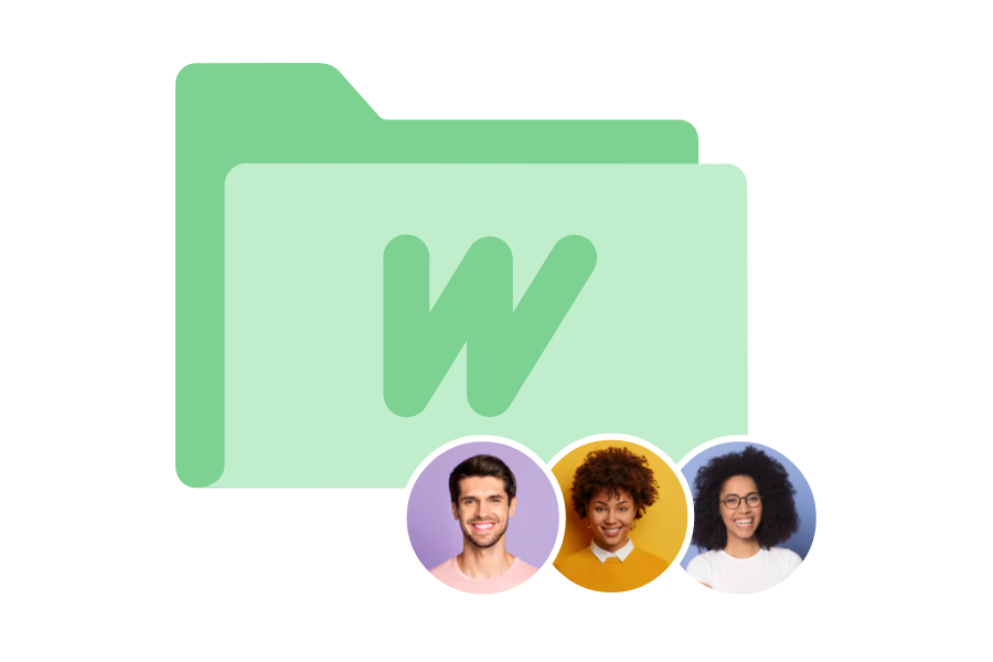 Create your project where you’ll upload your WIPs and add collaborators (Creatives, Project Managers, and Reviewers).