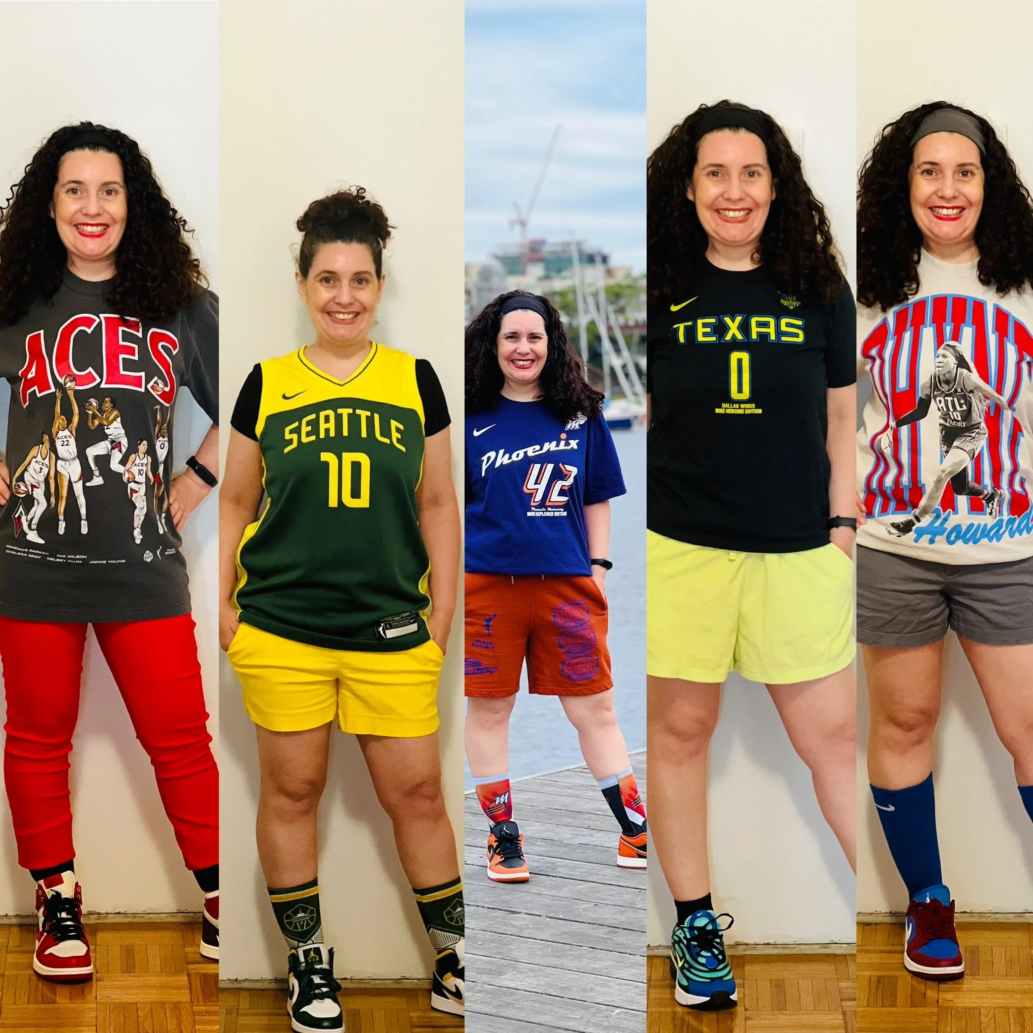 Summer Rewind Photoshoot Fresh: WNBA looks