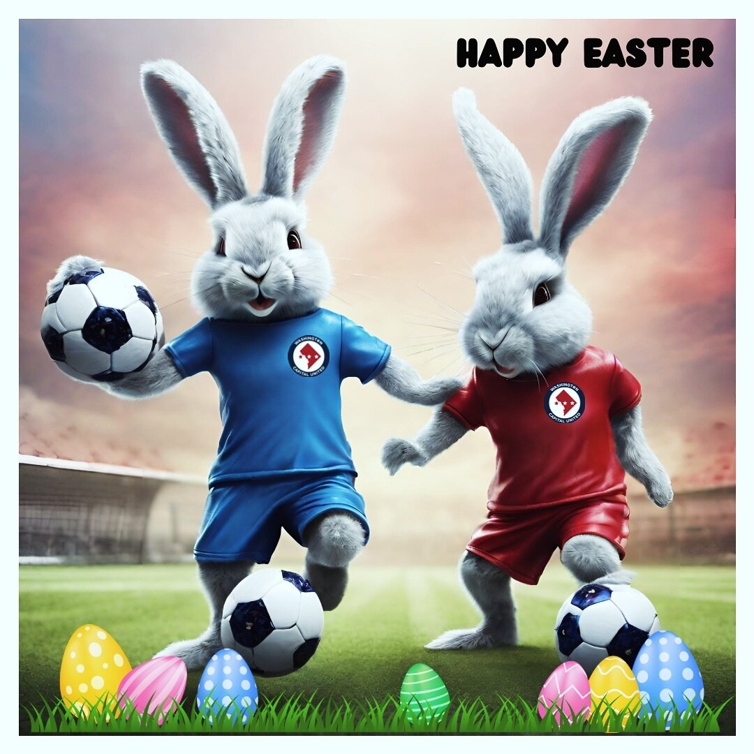 Happy Easter from our turf to yours, if you celebrate. #GoUnited #WCUnited #WCUSoccerPride