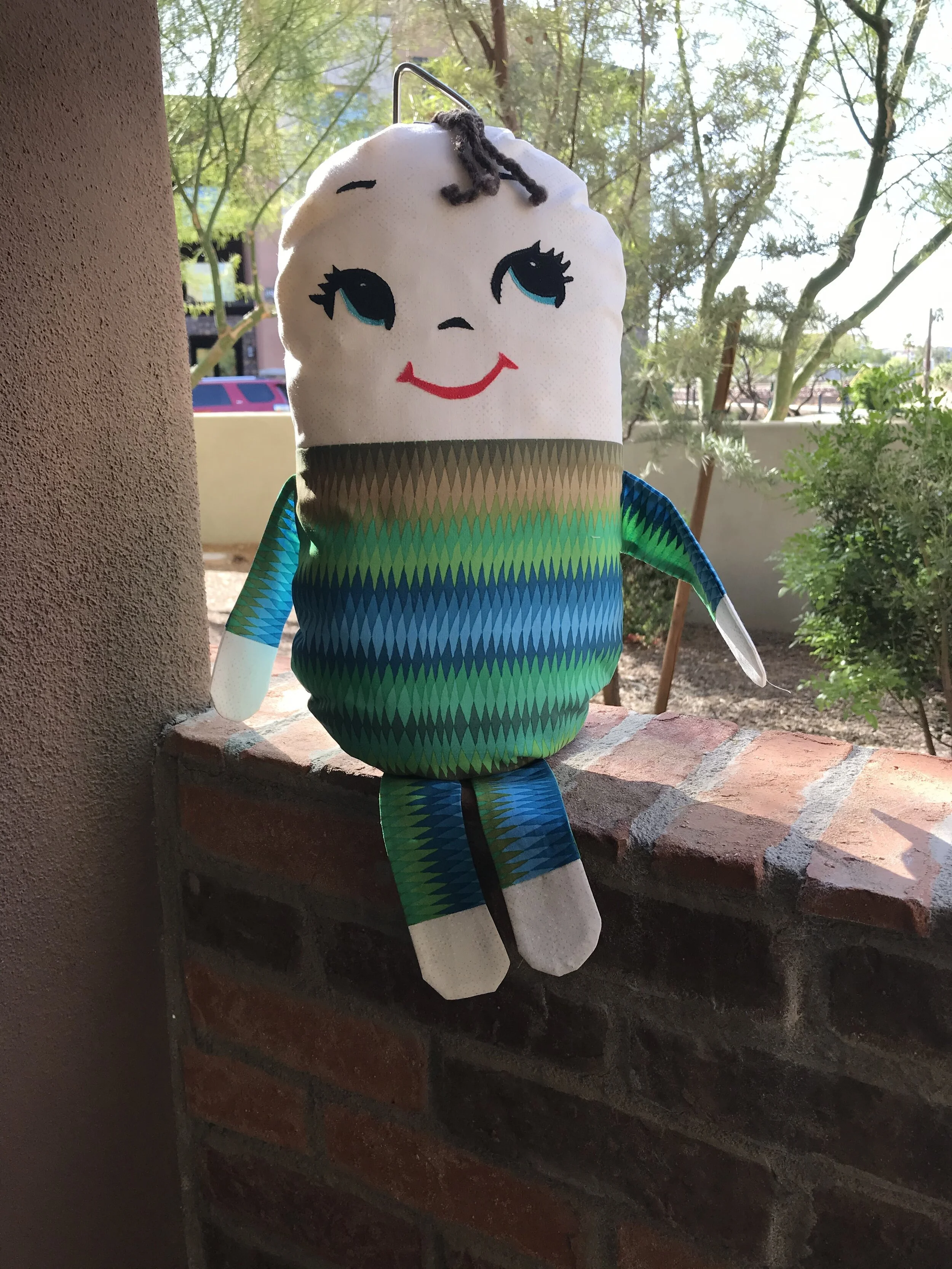 "DUMPY" PILLOW FRIEND c/o Heather Ridley & Elinor Whitehouse