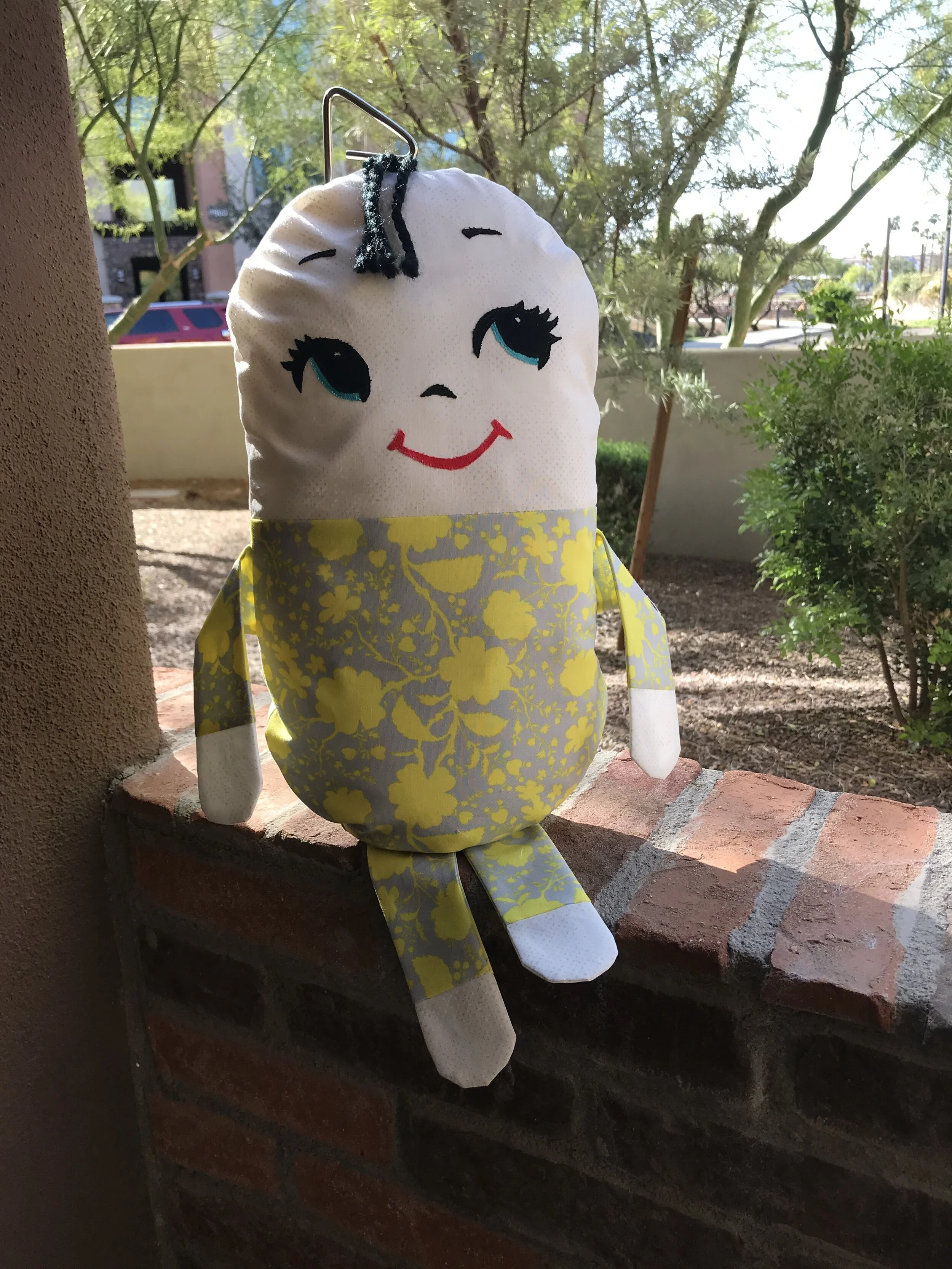 "DUMPY" PILLOW FRIEND c/o Heather Ridley & Elinor Whitehouse