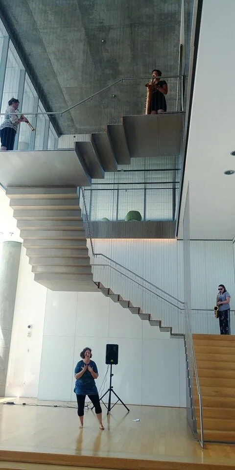 Let's Hide Under the Stairs for This with Claudia and The Quadraphonnes