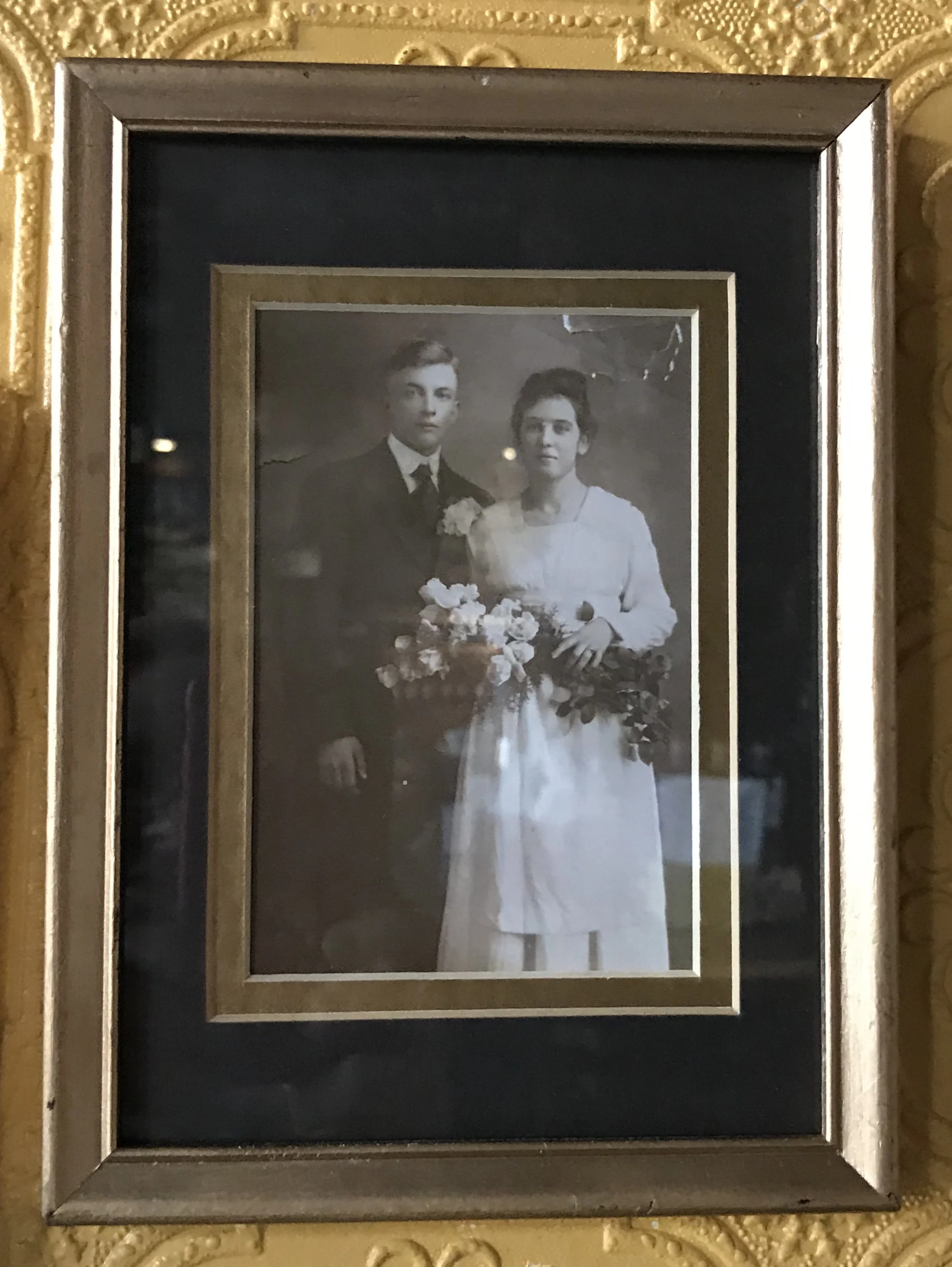 Ancestor of patron Joe Puckett