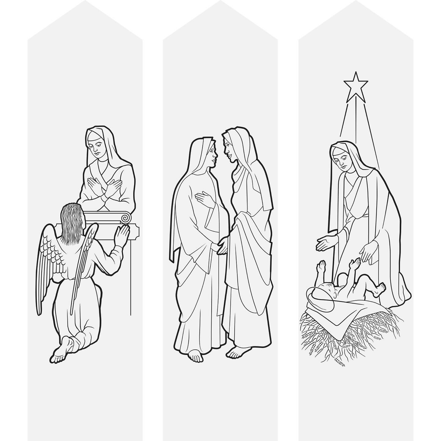 Sharing the final result of the 6 windows that I was commissioned to restore and recreate, this time with some aesthetically pleasing improvements. 

#icon #iconographer #iconography #art #artist #catholicart #liturgicalart #sacredart #catholicchurch