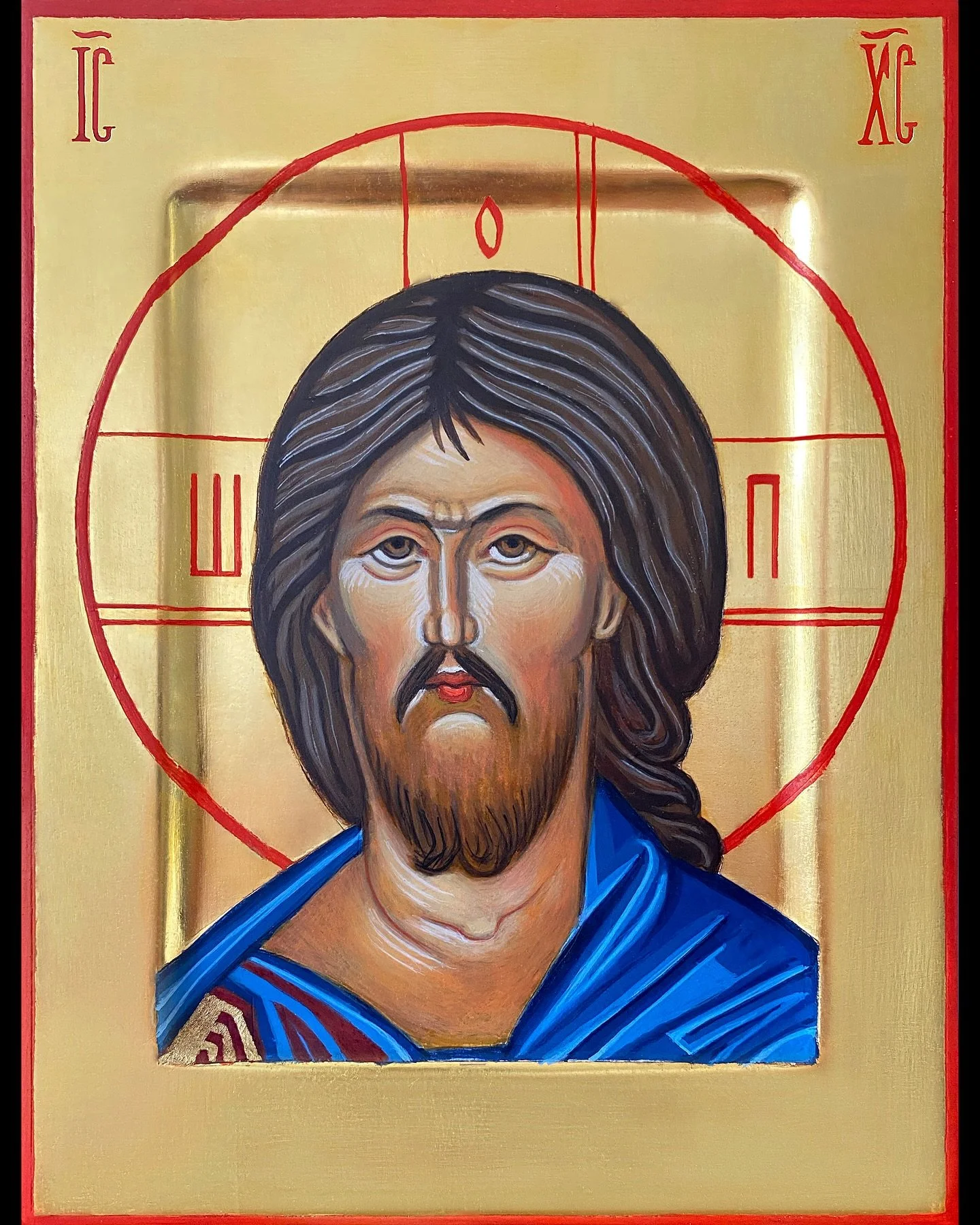 Christ Pantocrator, AMDG #iconography #sacredart #catholicart #catholicchurch #catholicillustration #icon #pantocr&agrave;tor #orthodoxyicon #orthodoxy #iconographer