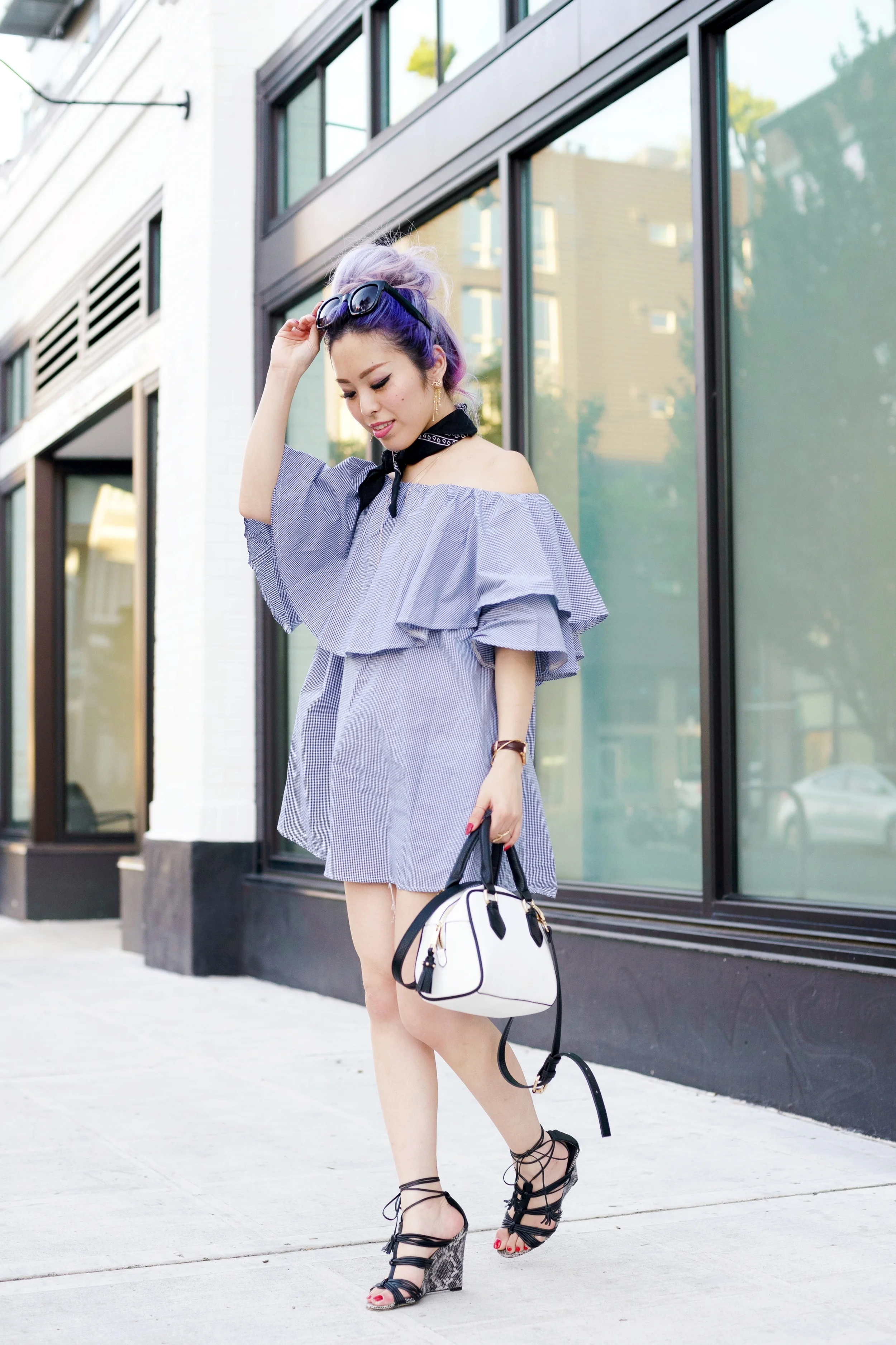 Much Love for A Off The Shoulder Dress