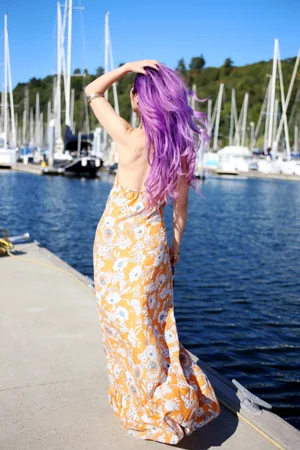 Target x Made by MINKPINK  Floral Halter Maxi Dress  AikA's Love Closet
