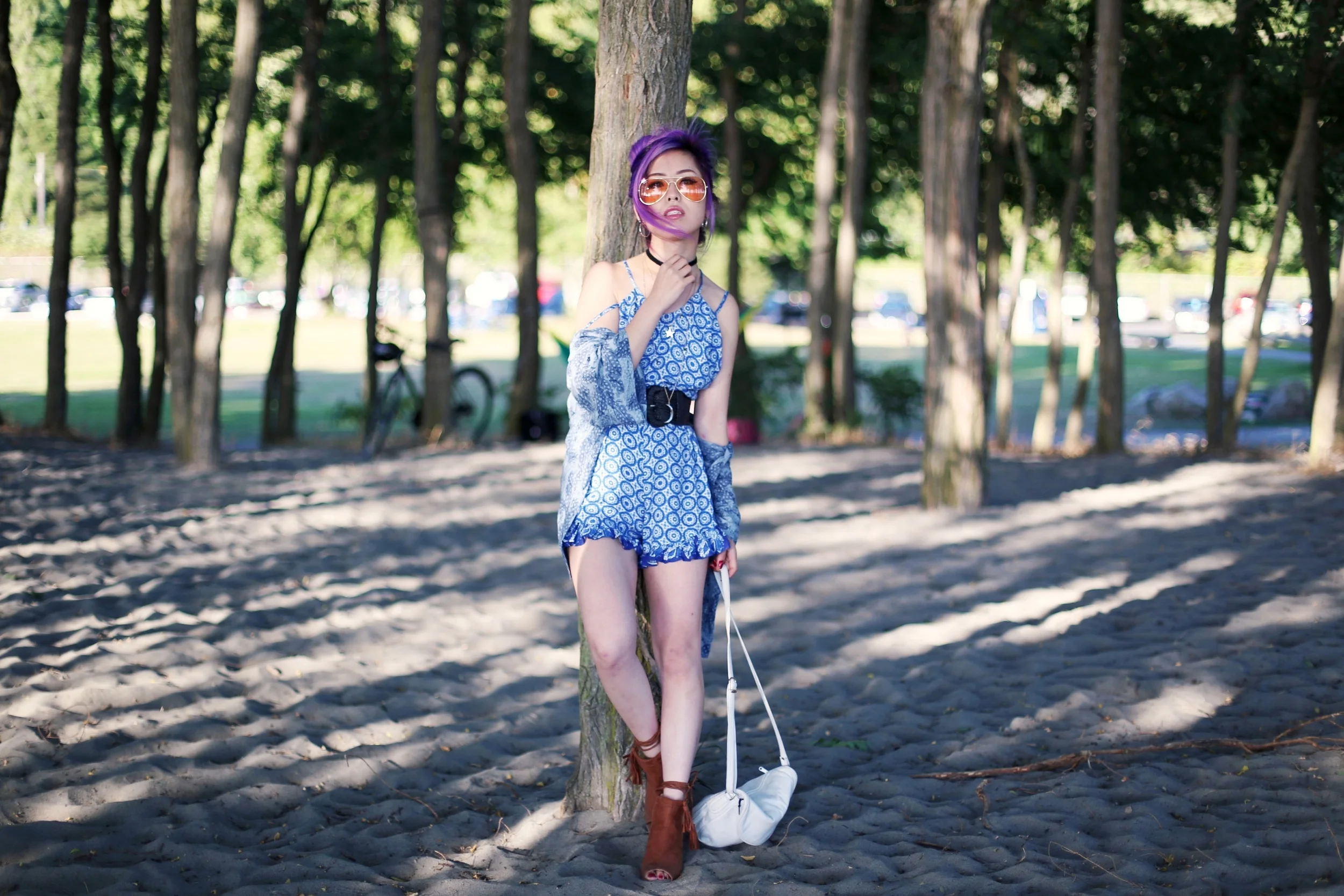 Target x Made by MINKPINK || Medallion Ruffle Romper