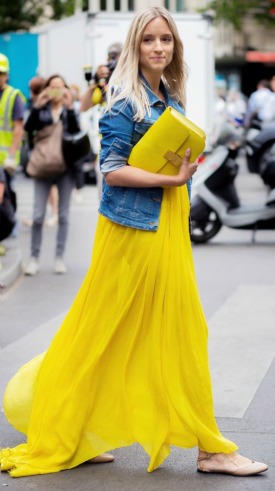 Yellow maxi dress  and Yellow celine bag - street style- inspiration - aikas love closet-seattle style blogger-japanese.jpg