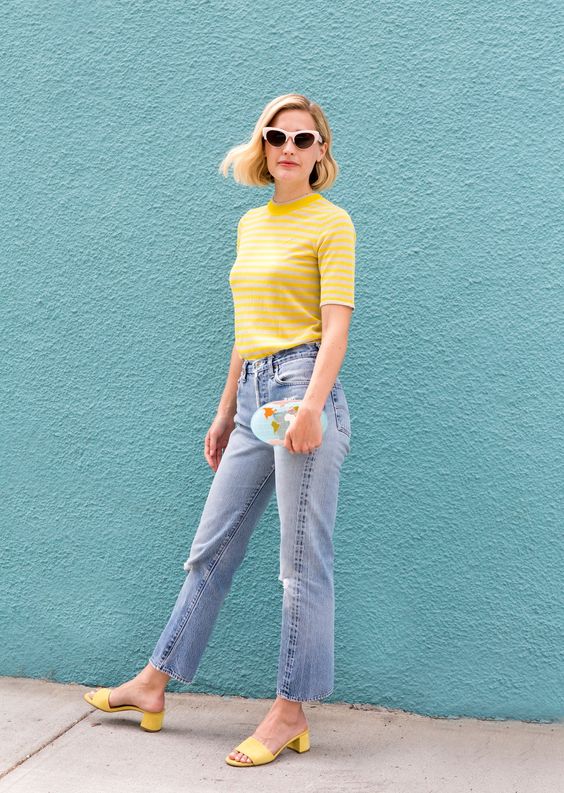 Yellow mules and yellow top- street style - inspiration - aikas love closet-seattle style blogger-japanese.jpg