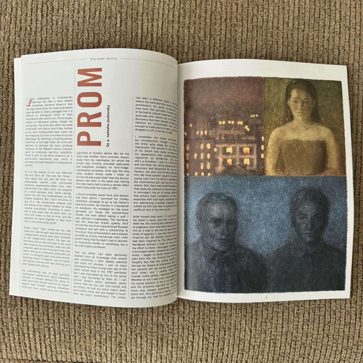 New essay (of the years-in-the-making, redownload-Instagram-to-share variety) in @stillalivemag Issue 03&ndash;appropriately interspersed here with photos from our Kent 20-year reunion in June. Thank you @theerinsomers, @baileysomers, and @calliryan 