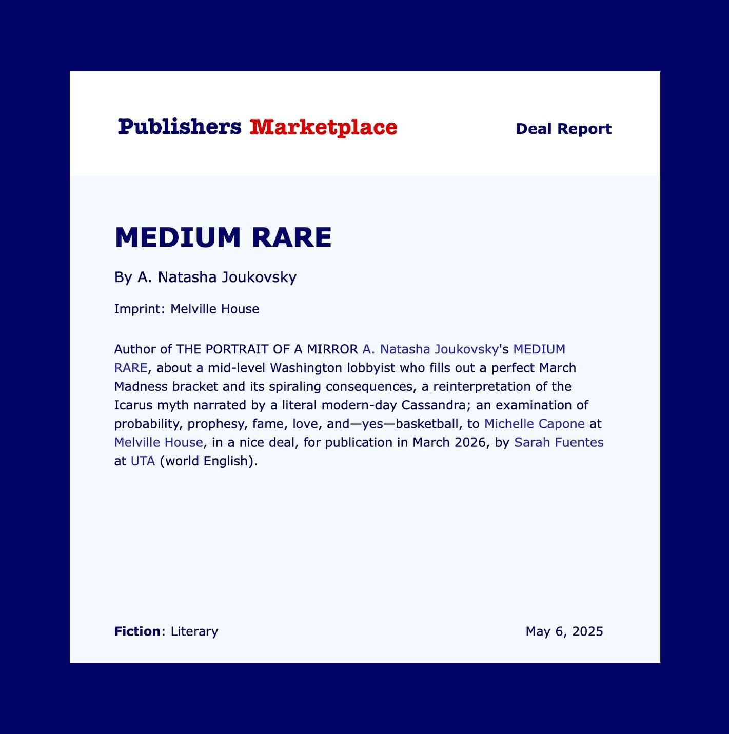 Coming MARCH 2026. Bring on the Madness.

#mediumrare