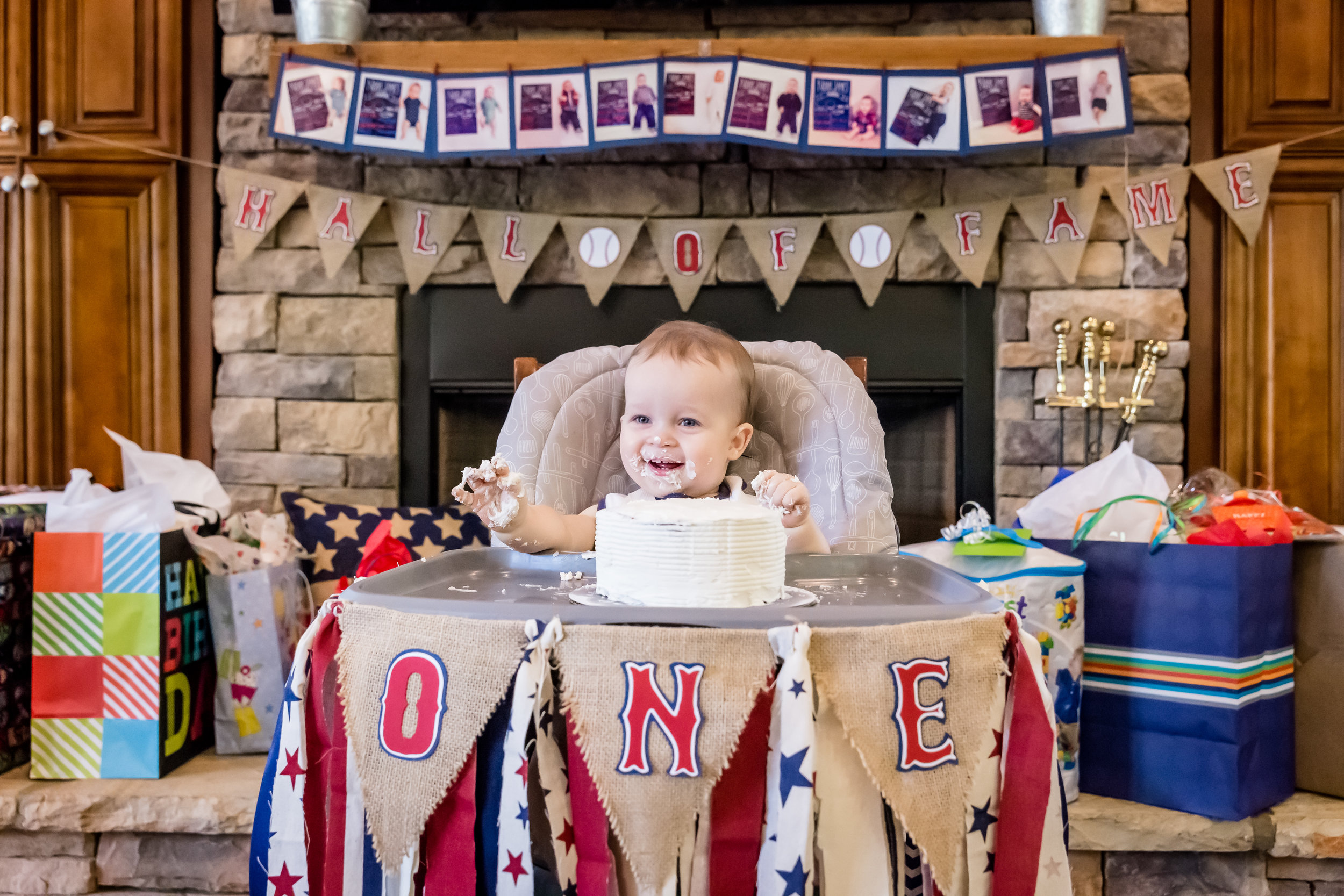 Rookie Of The Year First Birthday Party Sweetwood Creative Co Atlanta Wedding Planner