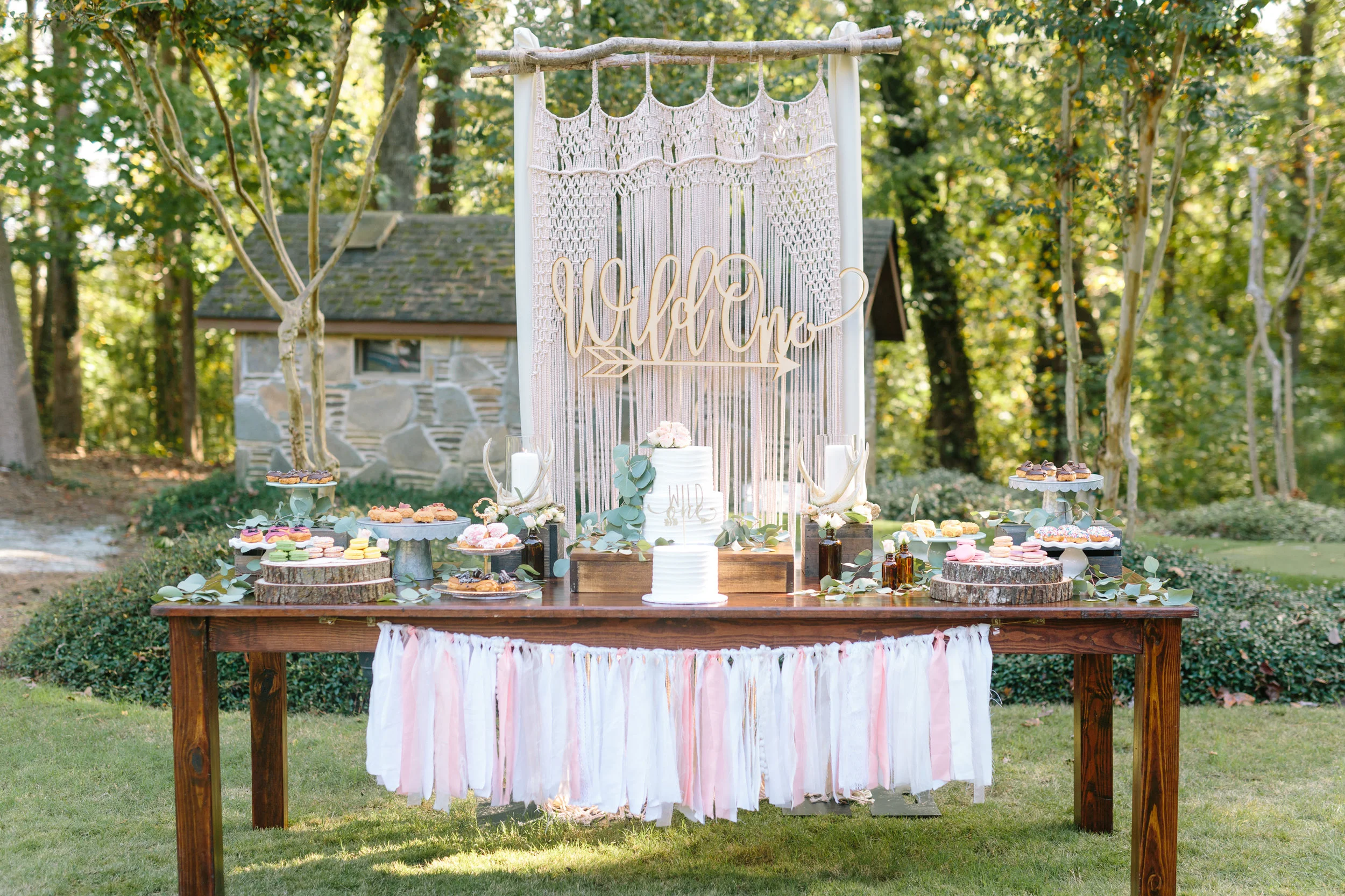 Wild One Boho First Birthday Sweetwood Creative Co. Atlanta Wedding Planner Luxury Event Design