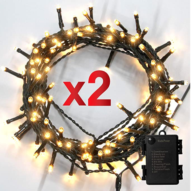 Battery Powered Garland Lights