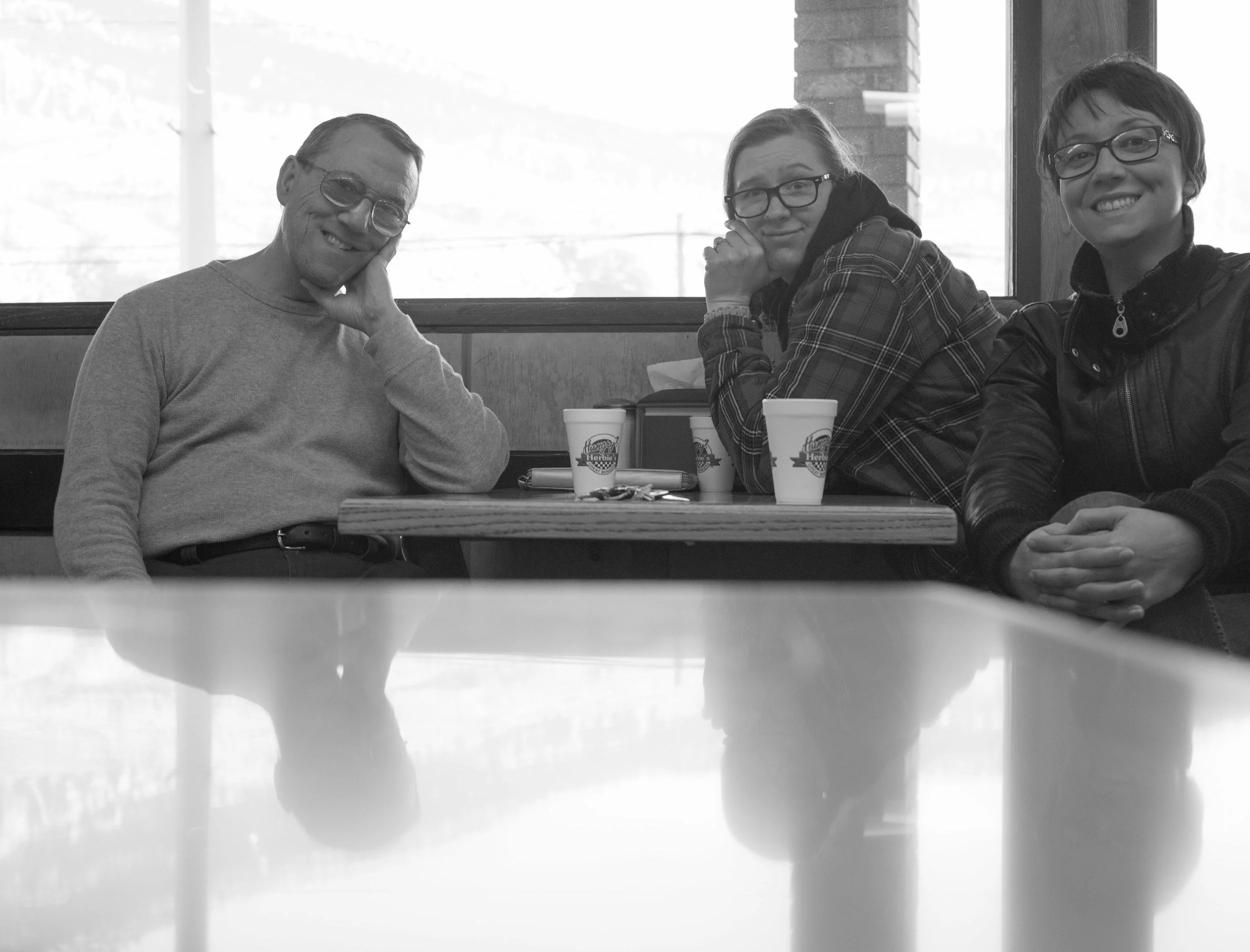  My dad, Natalie and I stopped at this awesome chicken place. Can't remember what it's called, but definitely go there. 