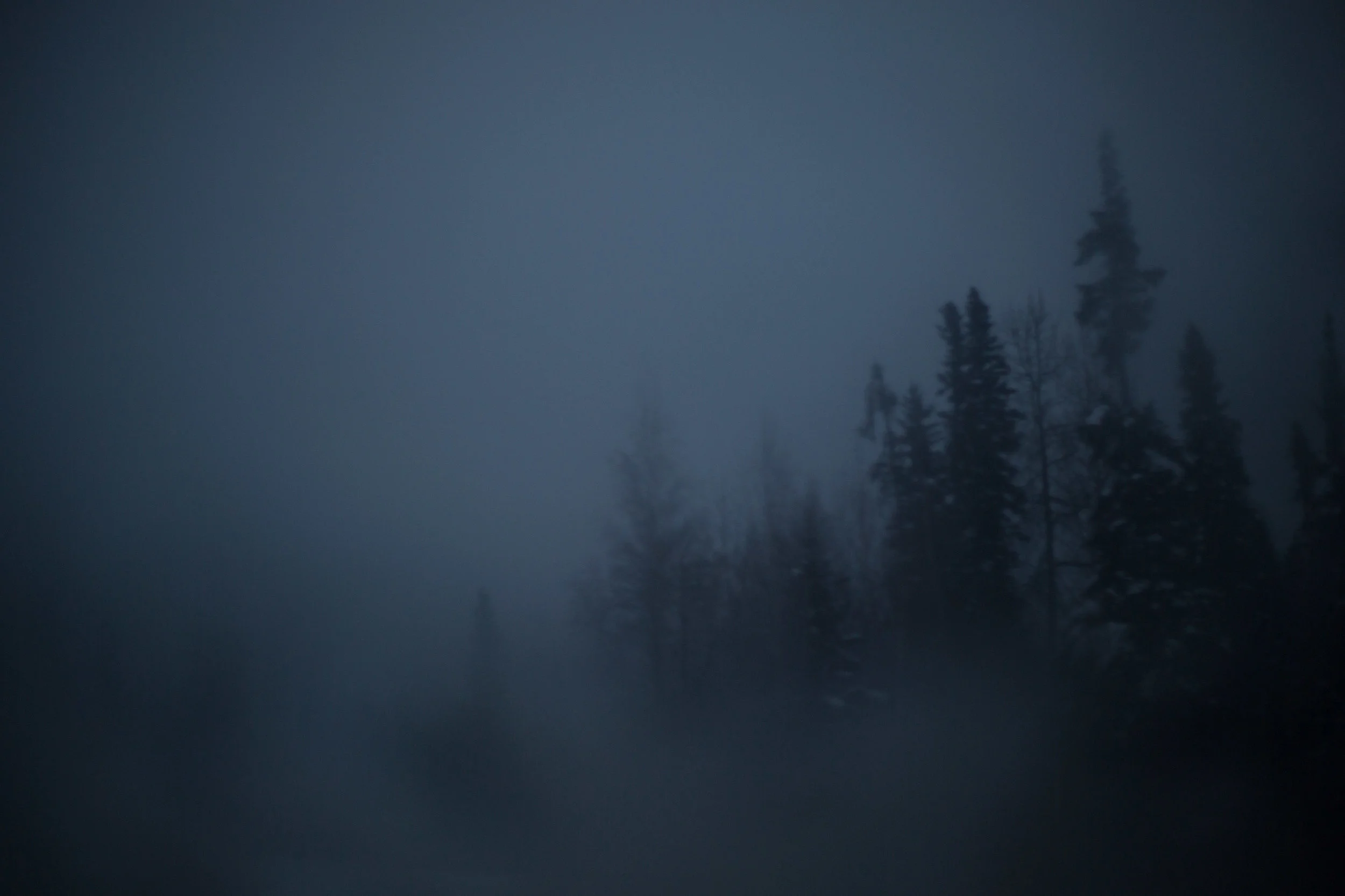 This was taken in the early morning hours. Fogging the window can make for some interesting effects. 