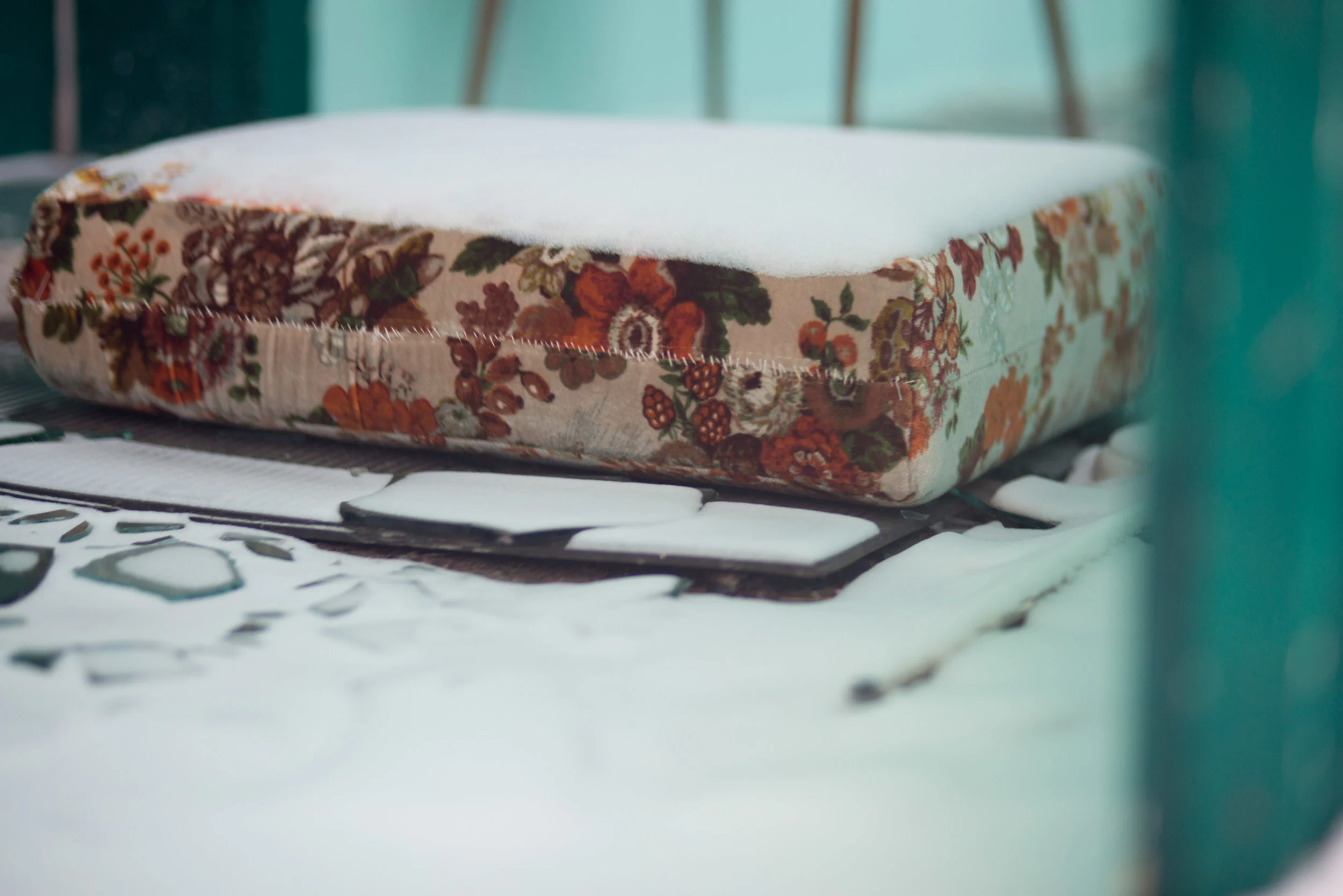  more floral patterns, like a couch we had when I was very young. 