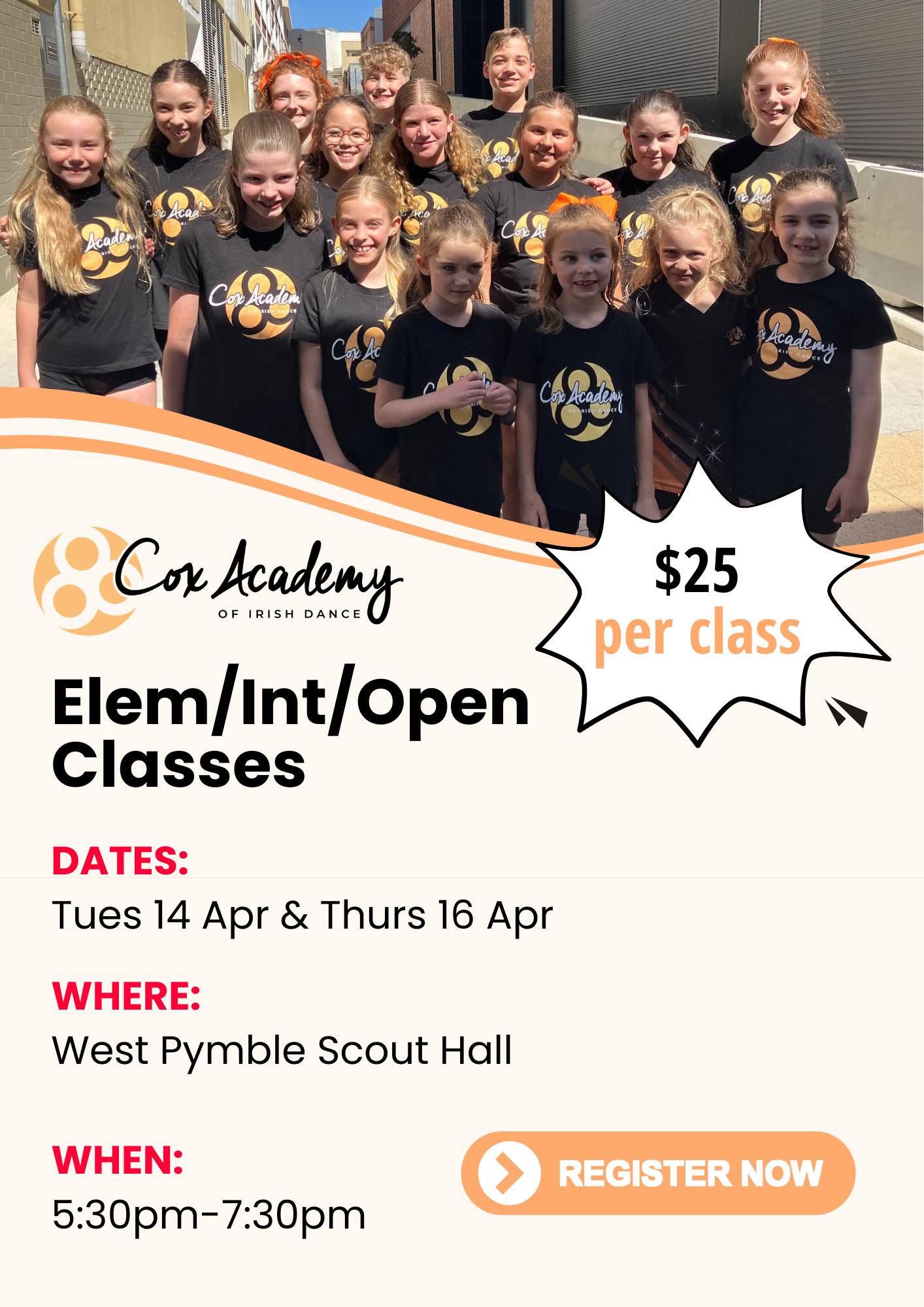 Elem/Int/Open Holiday Class