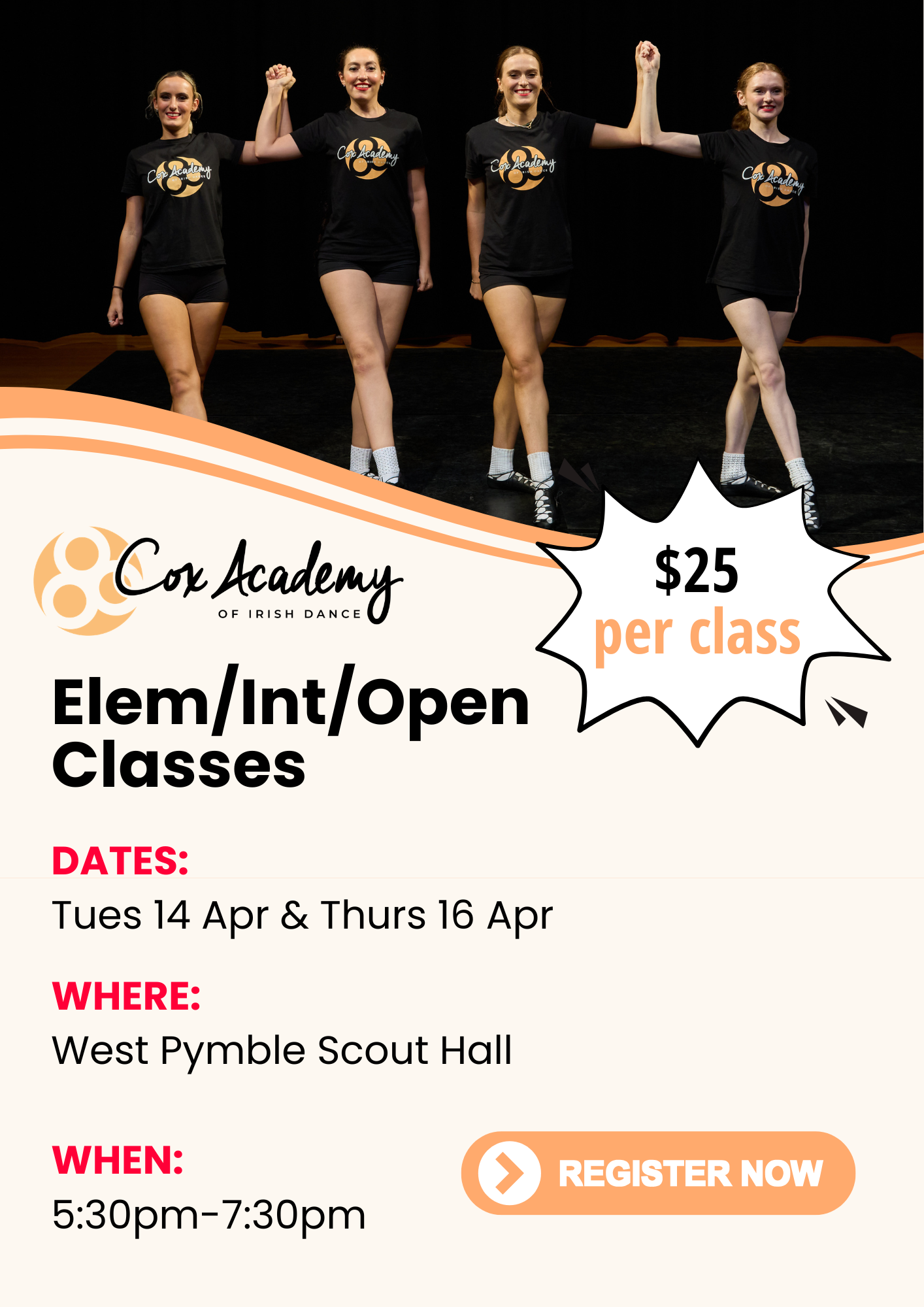 Elem/Int/Open Holiday Class