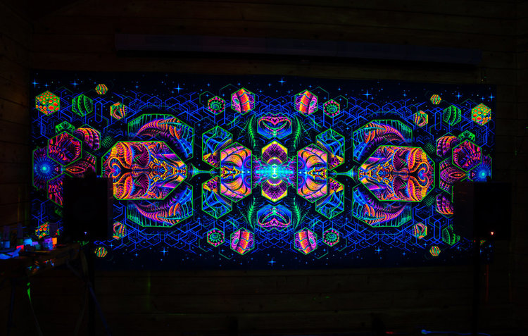 UV Glow Paint Party ֍ - Spin Art San Antonio