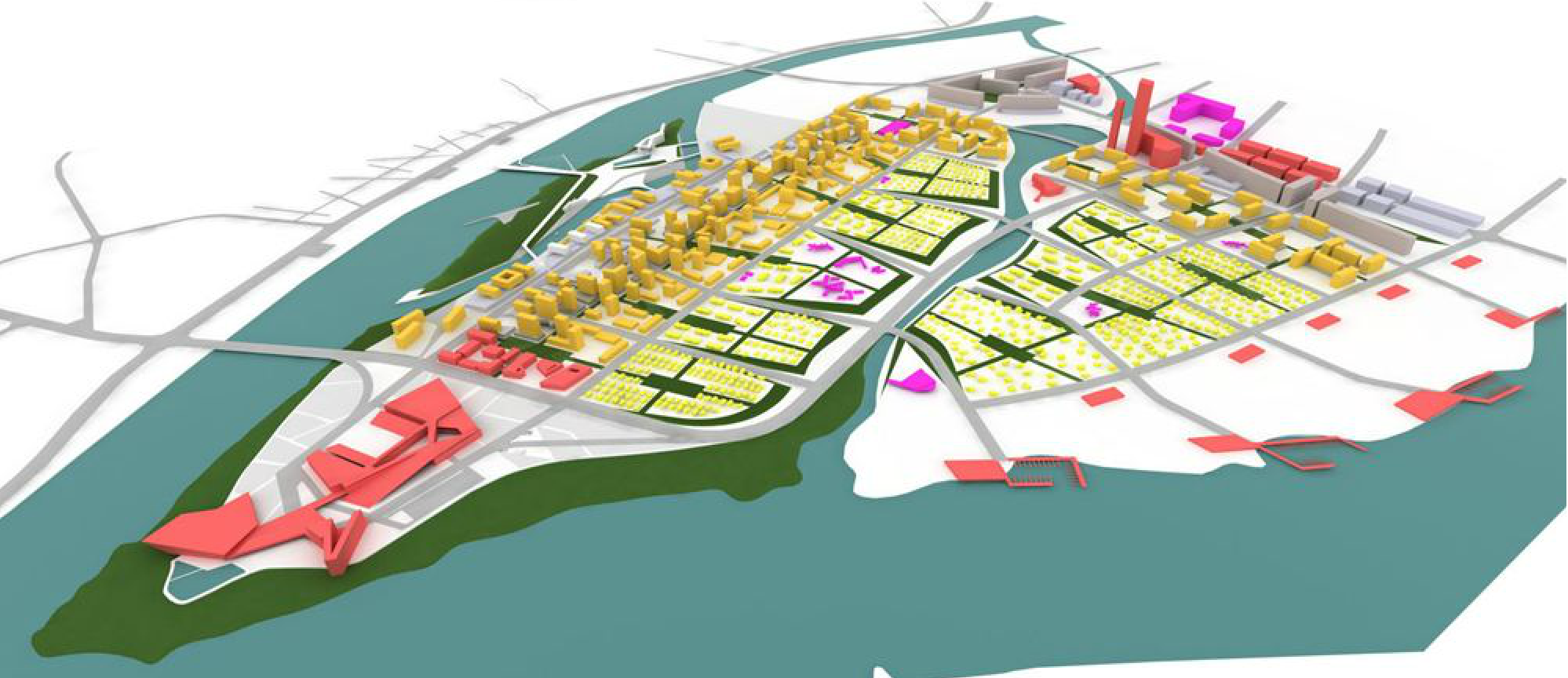 Dongzhou - Masterplan - Aerial diagram