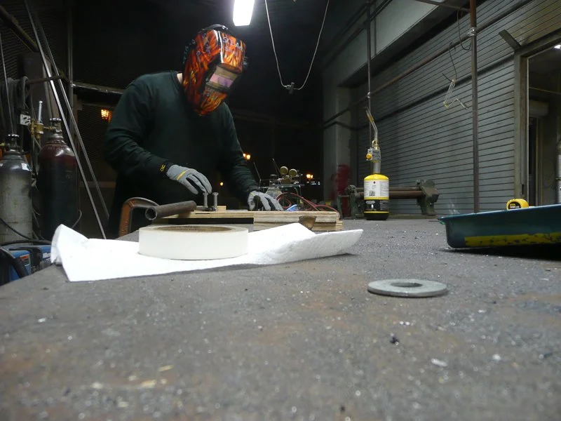 Welding the frame