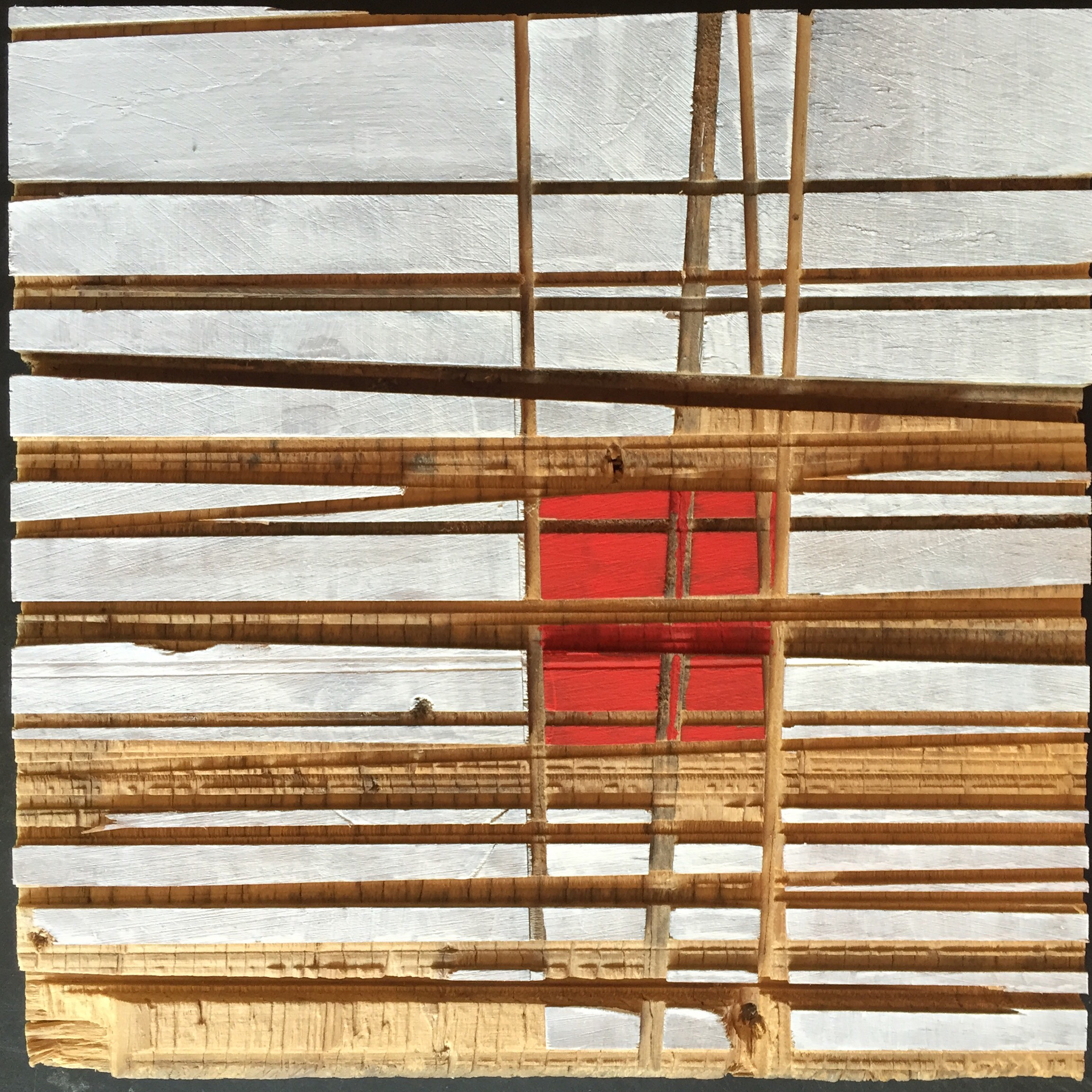 untitled, 8" x 8", gouache on wood panel, 2016
