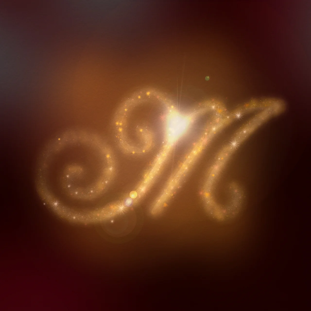 M for Magic. Digital Illustration.