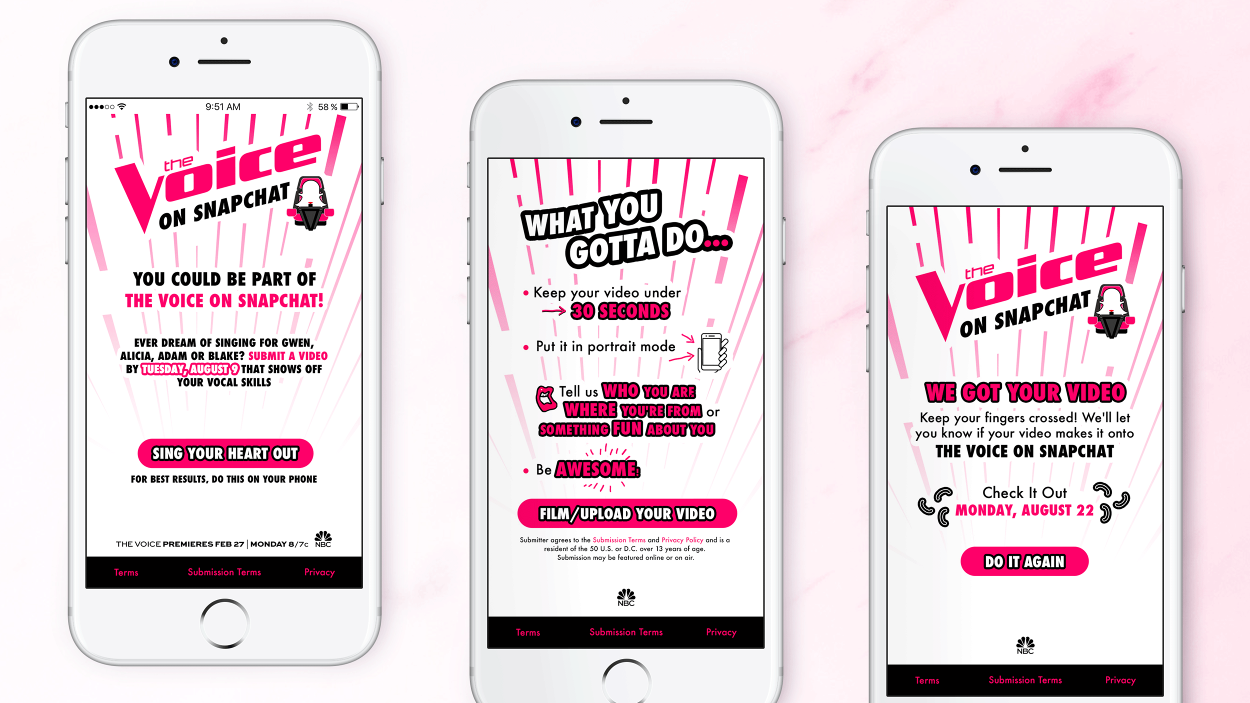 The Voice on Snapchat