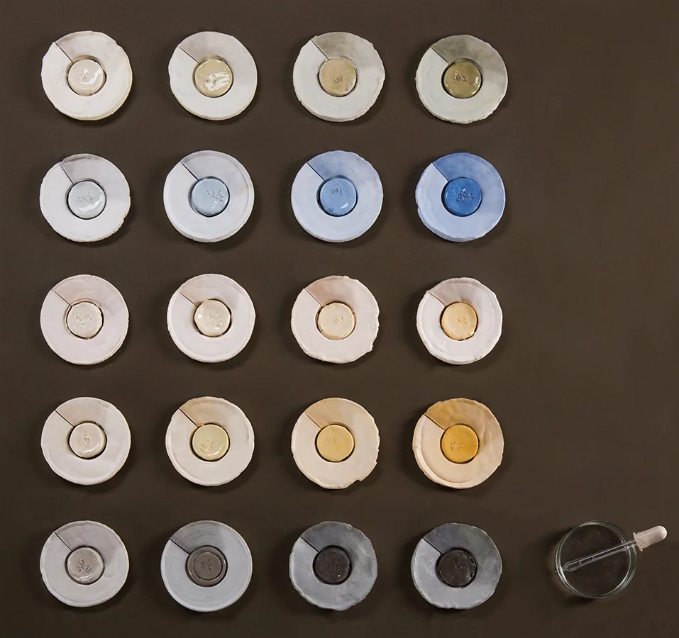 Water based color palette