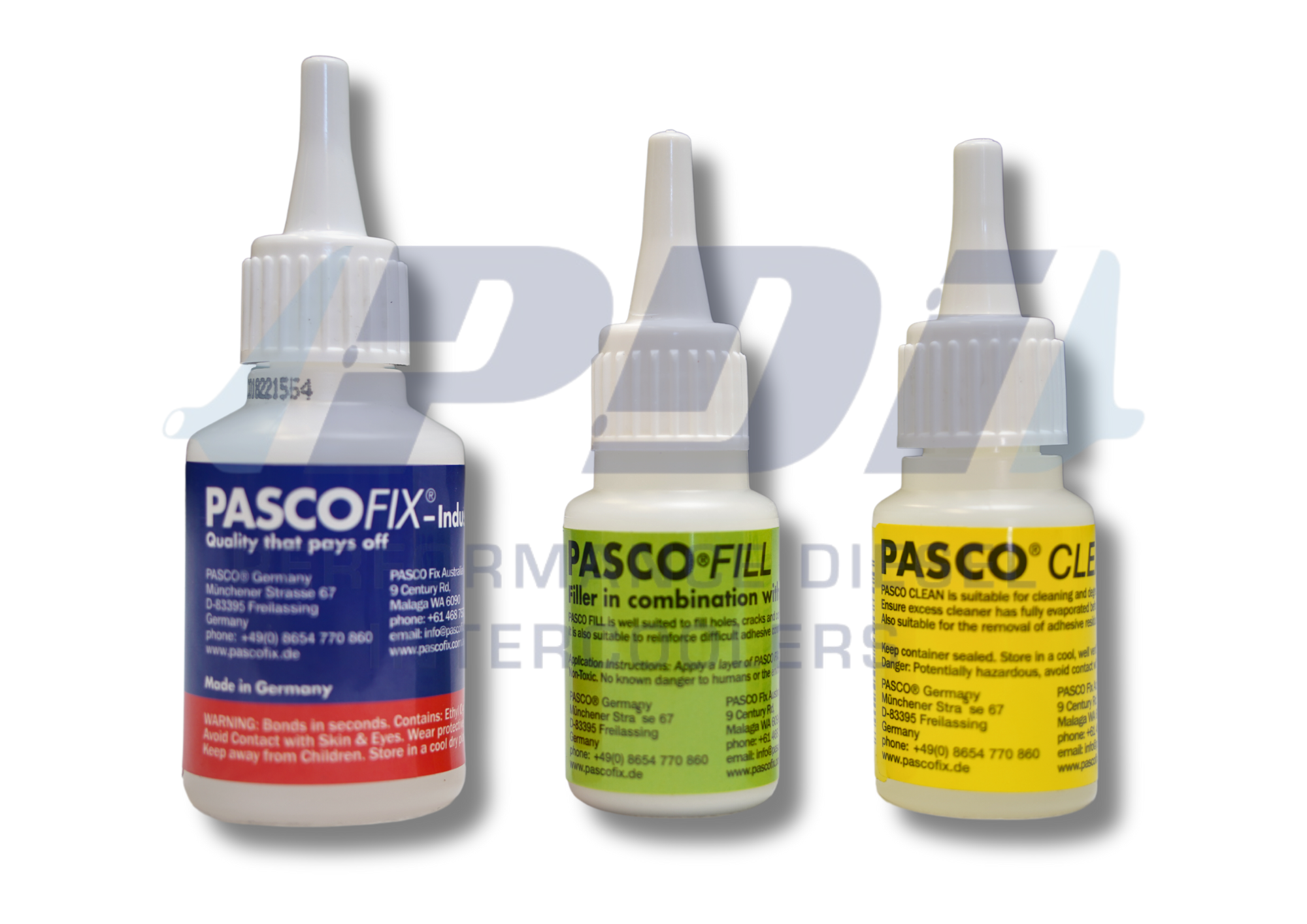 2 x 20g PASCO-FIX Industrial Adhesive with 20g PASCO-FILL and -20mL CLEAN - WHITE FILL.png