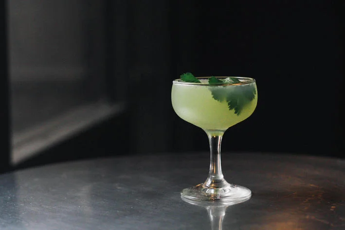 Cilantro Lavender Gimlet