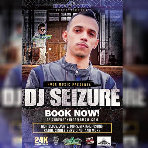 We at Team Seizure want to hear from you, We want to know your insight as to what makes a good DJ in the Club and Music Scene. Long Hours of training, ranging from learning the craft, to mixing and getting everything just right so that our listeners get to VIBE to music. The constant change up in Clubs, Private Events, Parties, Shows and Concerts. DJ Seizure gives his all when is he on the job. From Hosting, to Spinning, Event Planning, Hosting Mixtapes, this Three Diamond Award Winning DJ, who is also The Official DJ of Huge Music keeps on going and gives his best at all times. For Booking Inquiries, Mixtape Hosting, Listening Sessions, We have the right Package For You. Please hit us up at seizurebookings@gmail.com or djseizure@gmail.com. We Want To Hear From You. My team works round the clock to ensure we always give our best. DJ Seizure "Talk Of The Town."